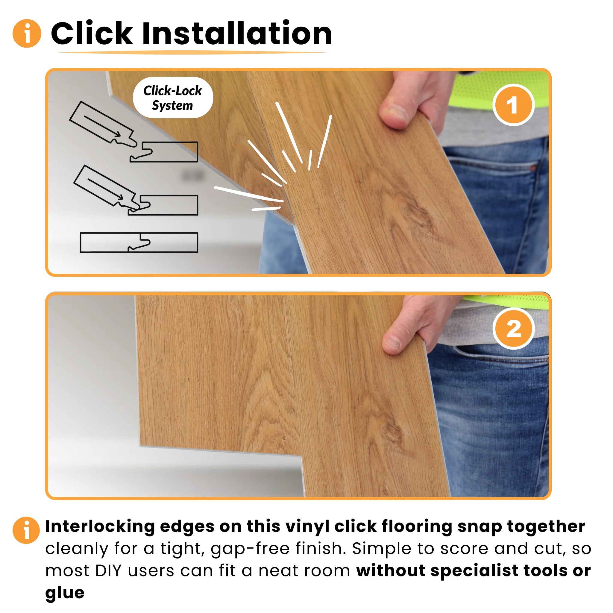 visual instructions for spc grey flooring installation