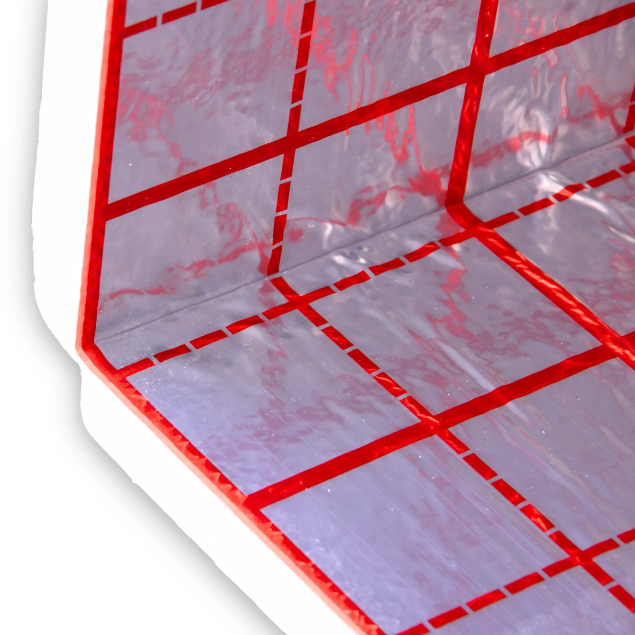 grid marking for precise underfloor heating pipe on insulation foam board