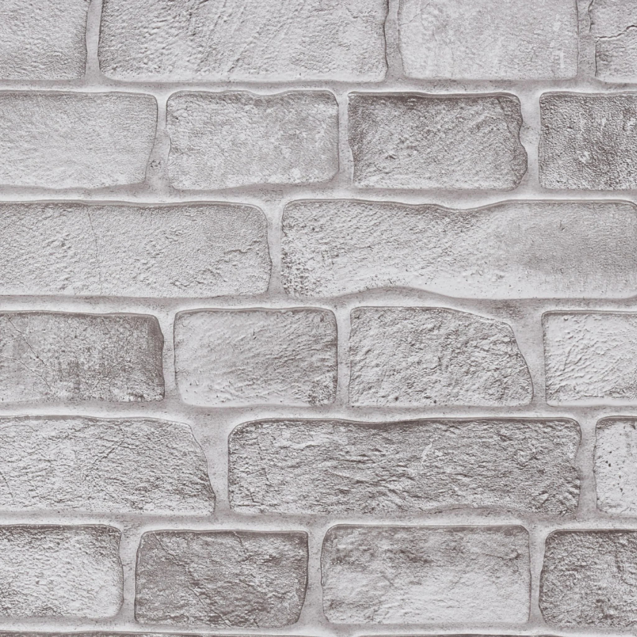 3D Wall Panels - Grey Faux Brick Effect