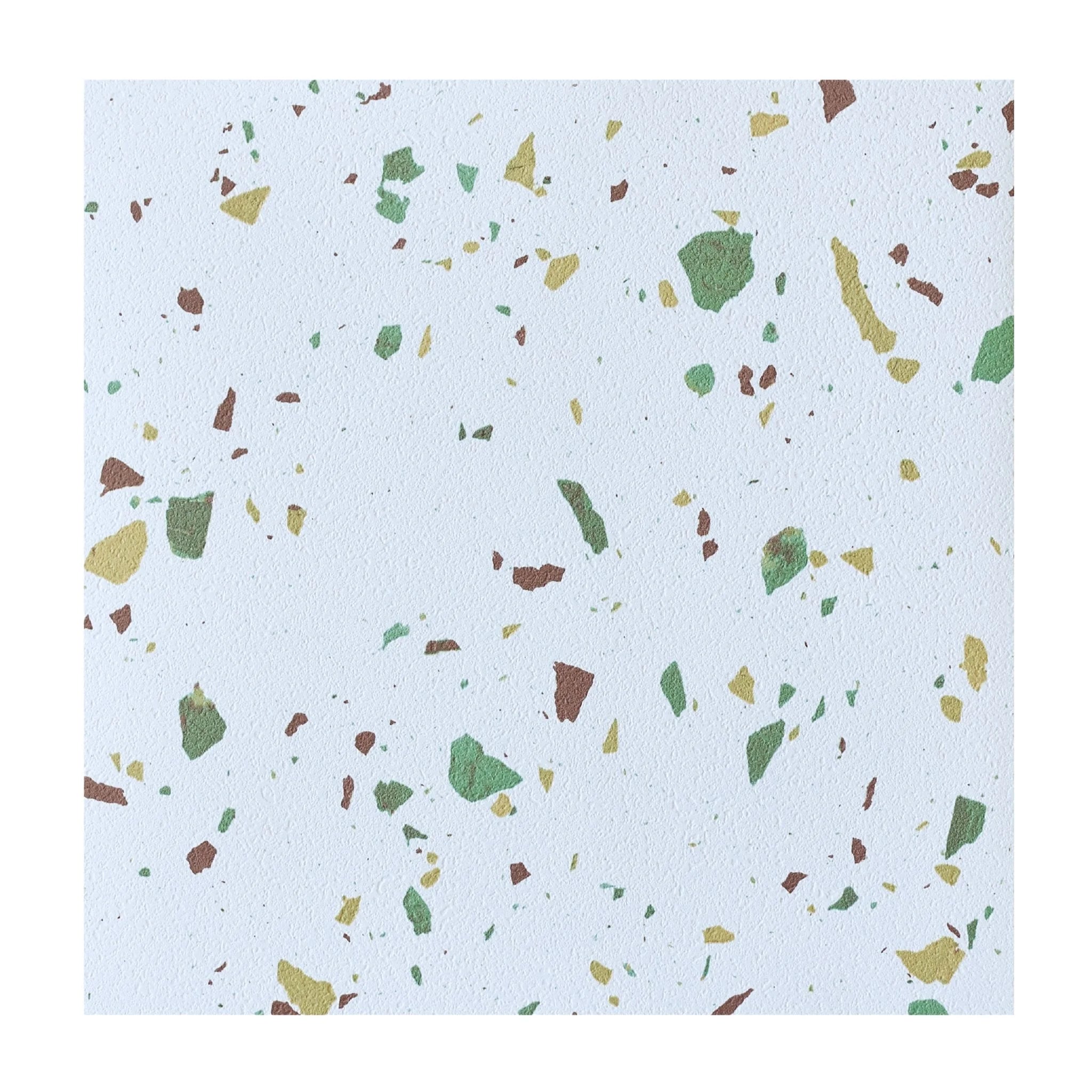 Vinyl Floor Tiles Terrazzo Effect - Off-White