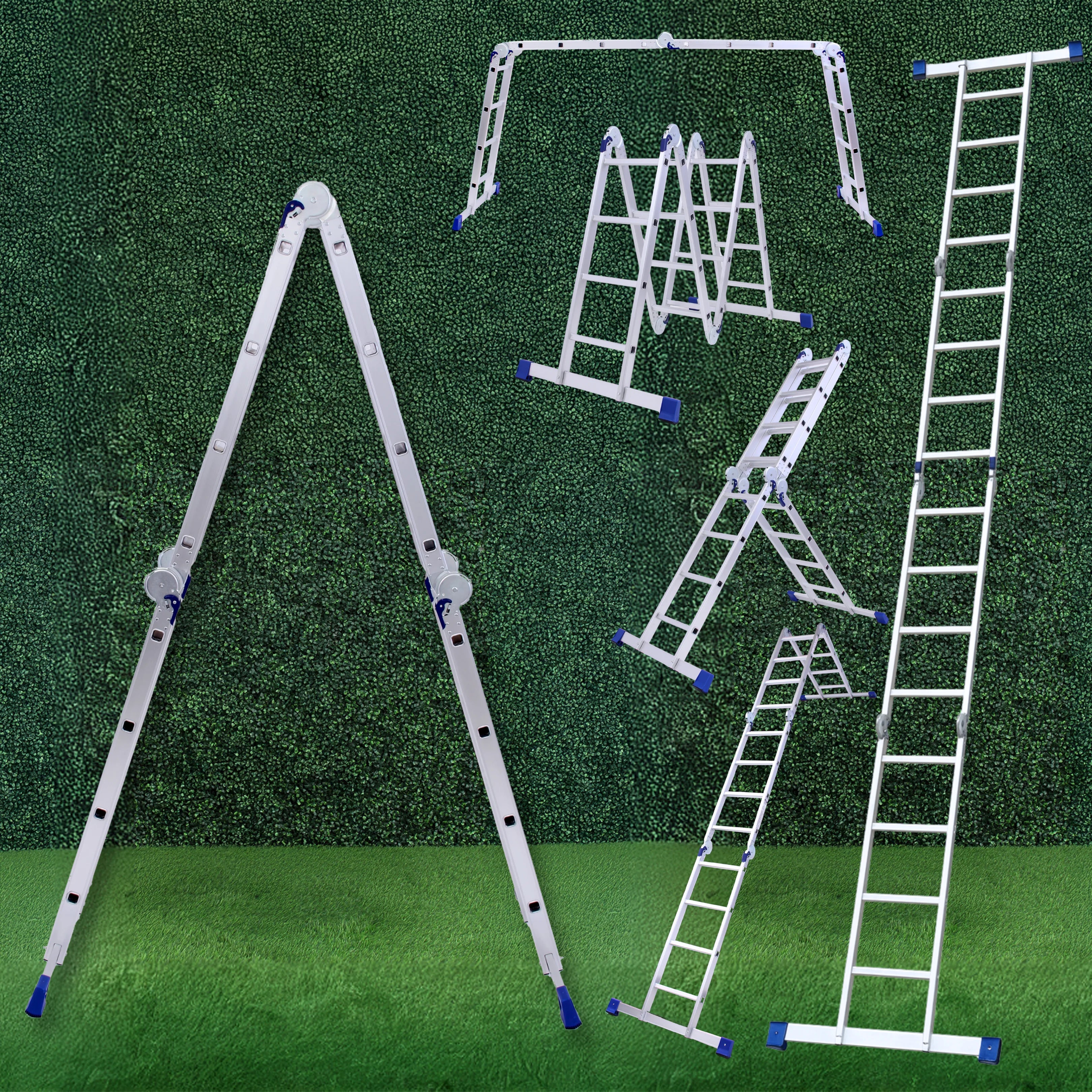 6 in 1 combination ladder for multiple uses