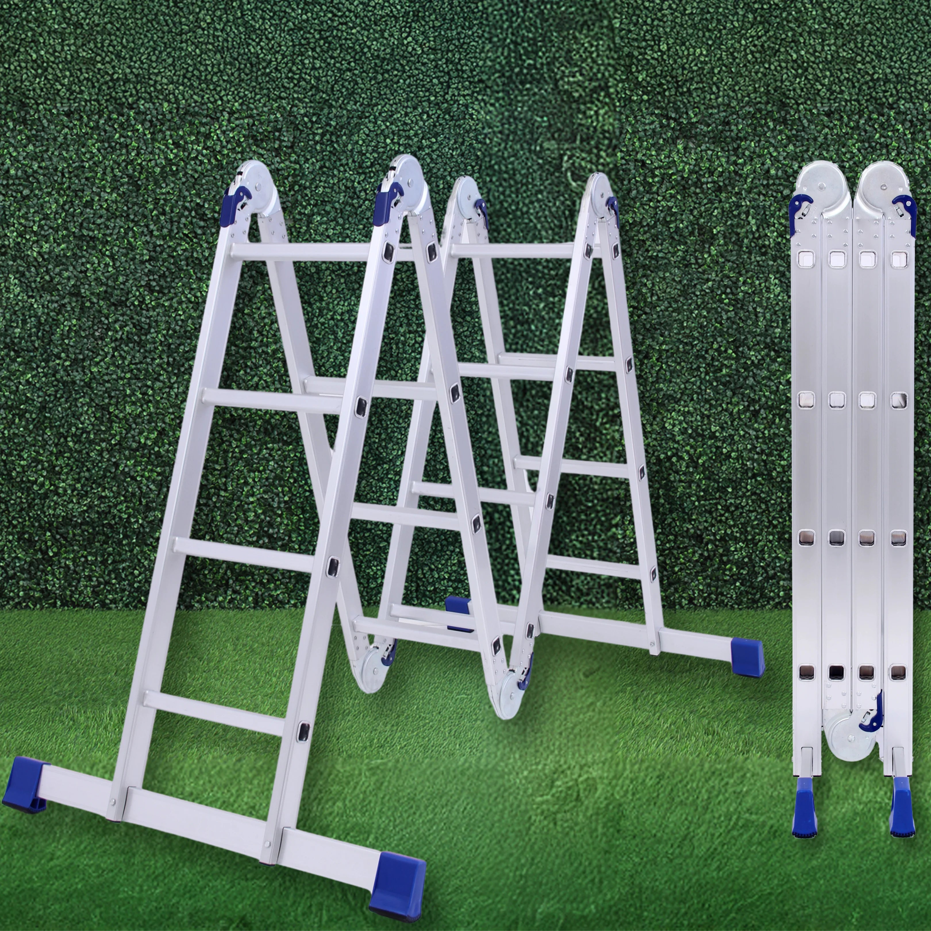compact tall folding ladders designed for space-saving storage