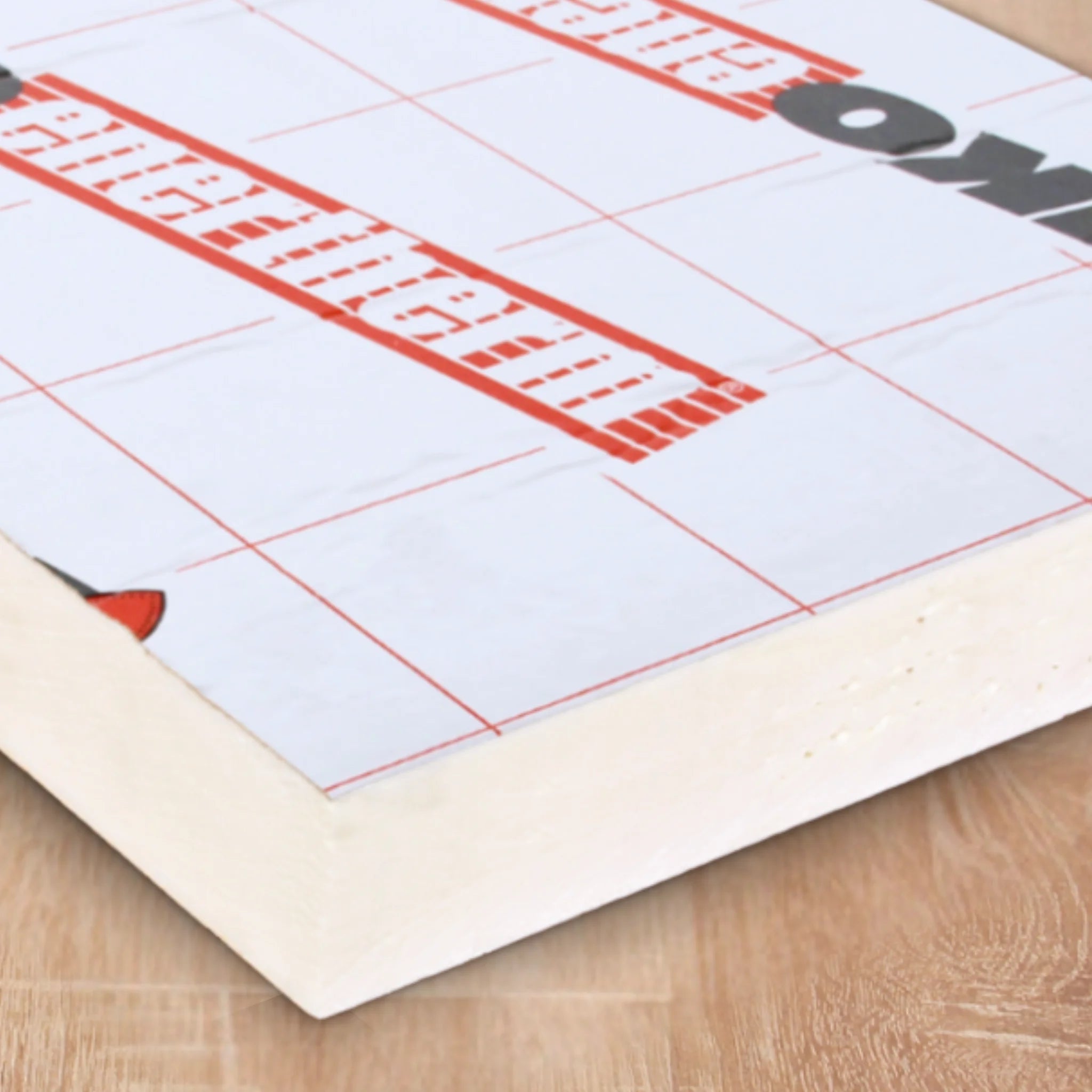 Insulation board with aluminium foil facing both sides