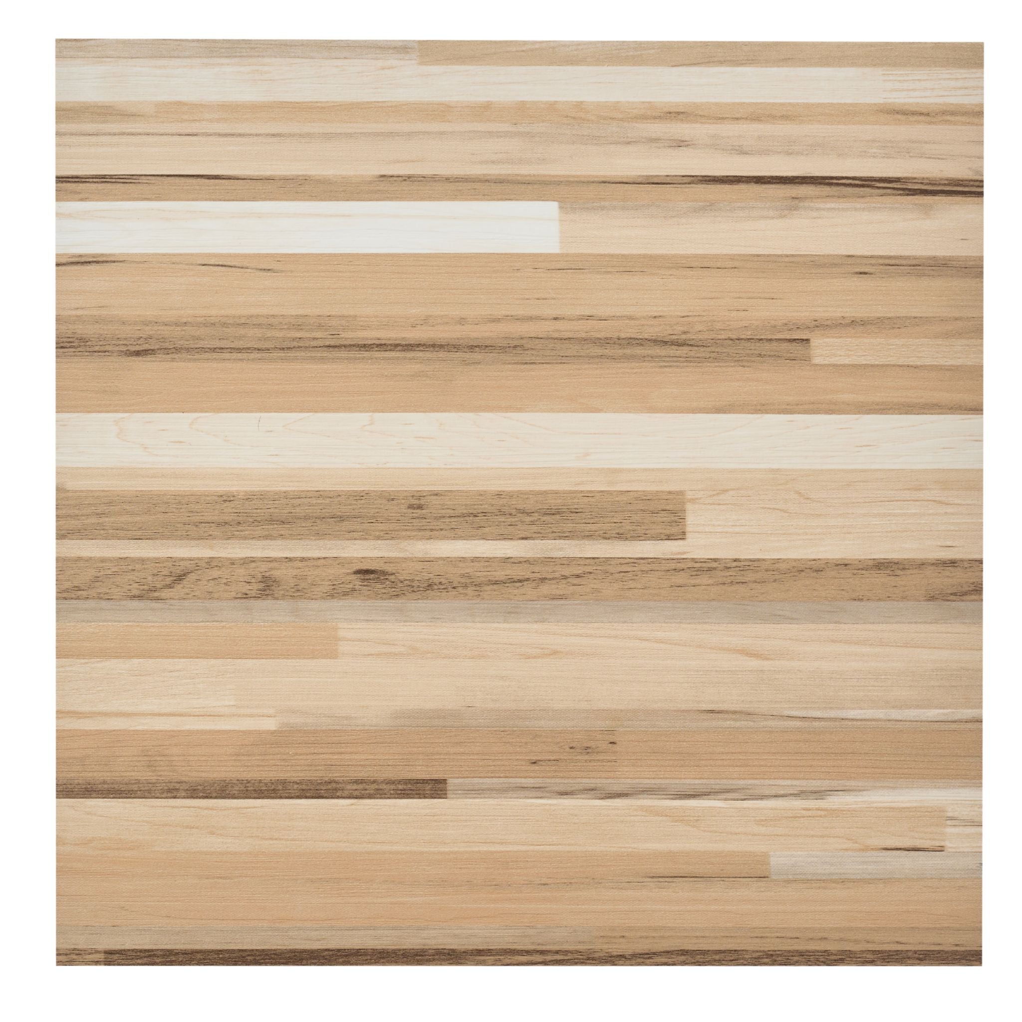 Beige Striped Faux Wood - Self Adhesive Vinyl Floor Tiles