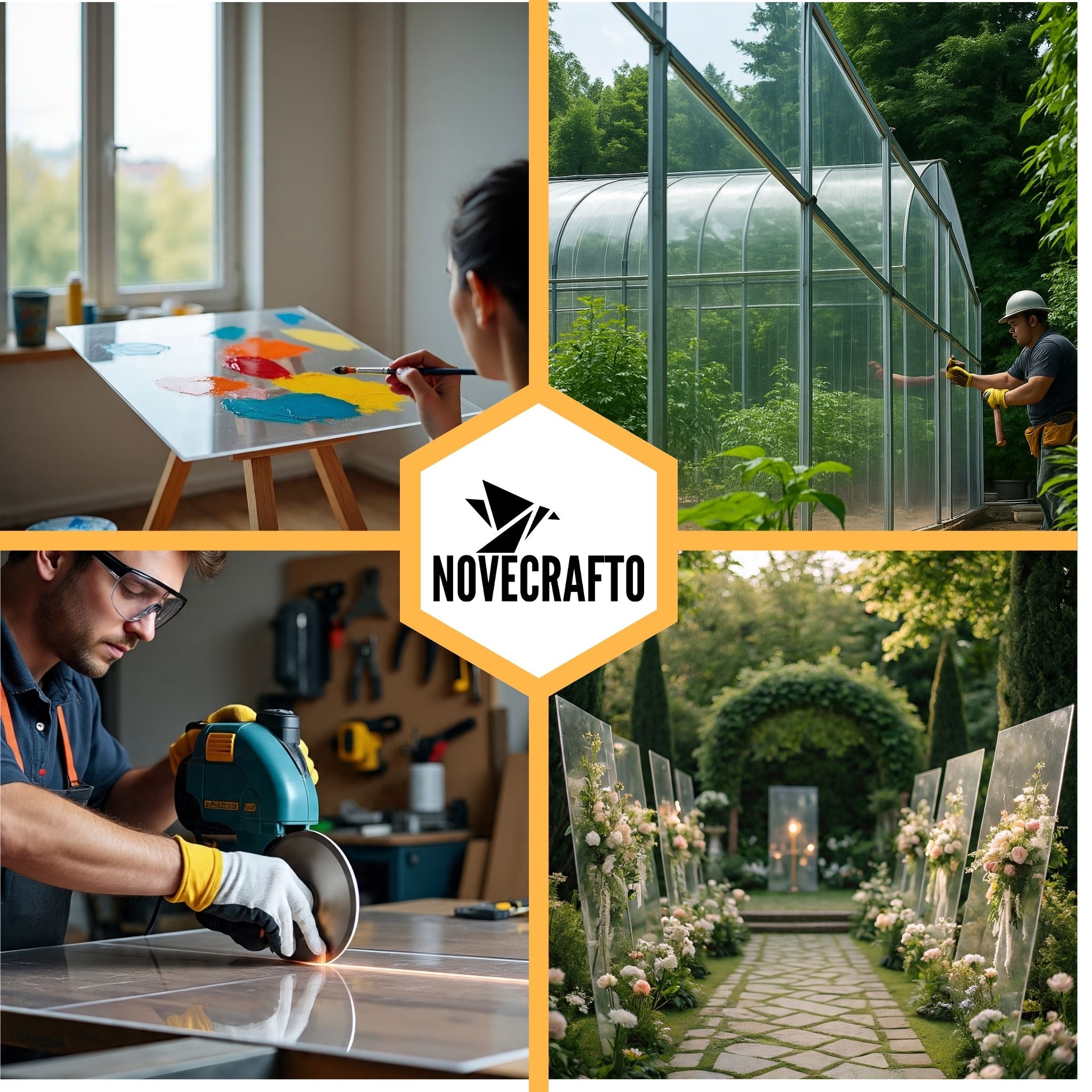 Hard plastic sheet for craft and DIY projects