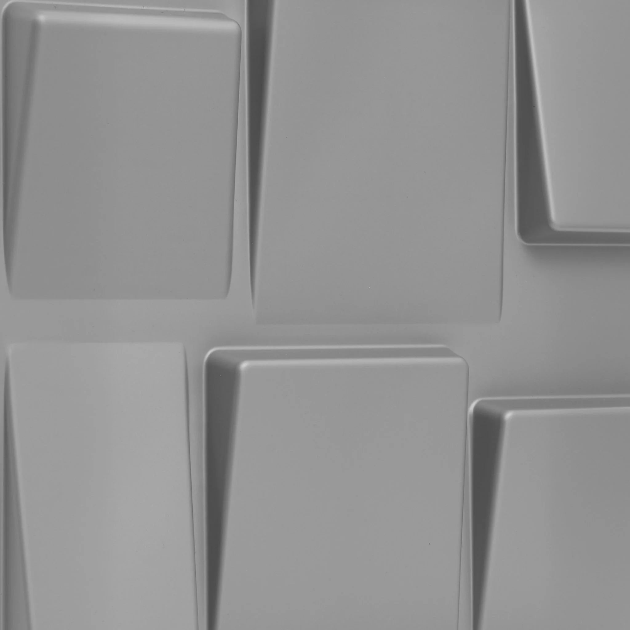 Grey Geometric Squares - PVC Wall Panel