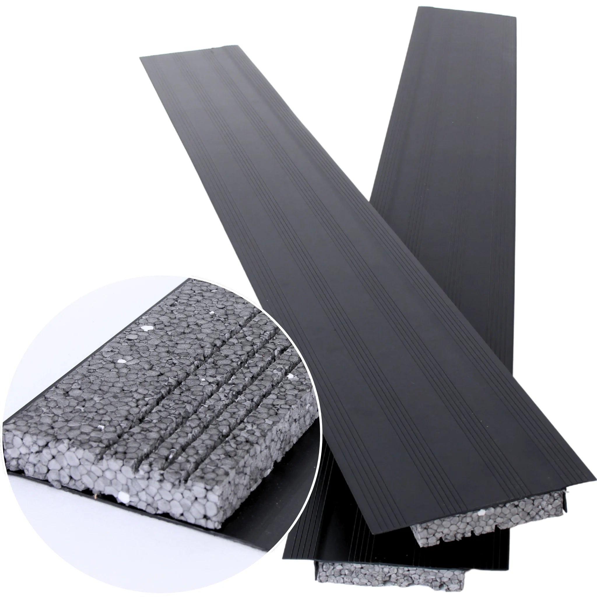 Dark grey insulated EPS cavity closer strips