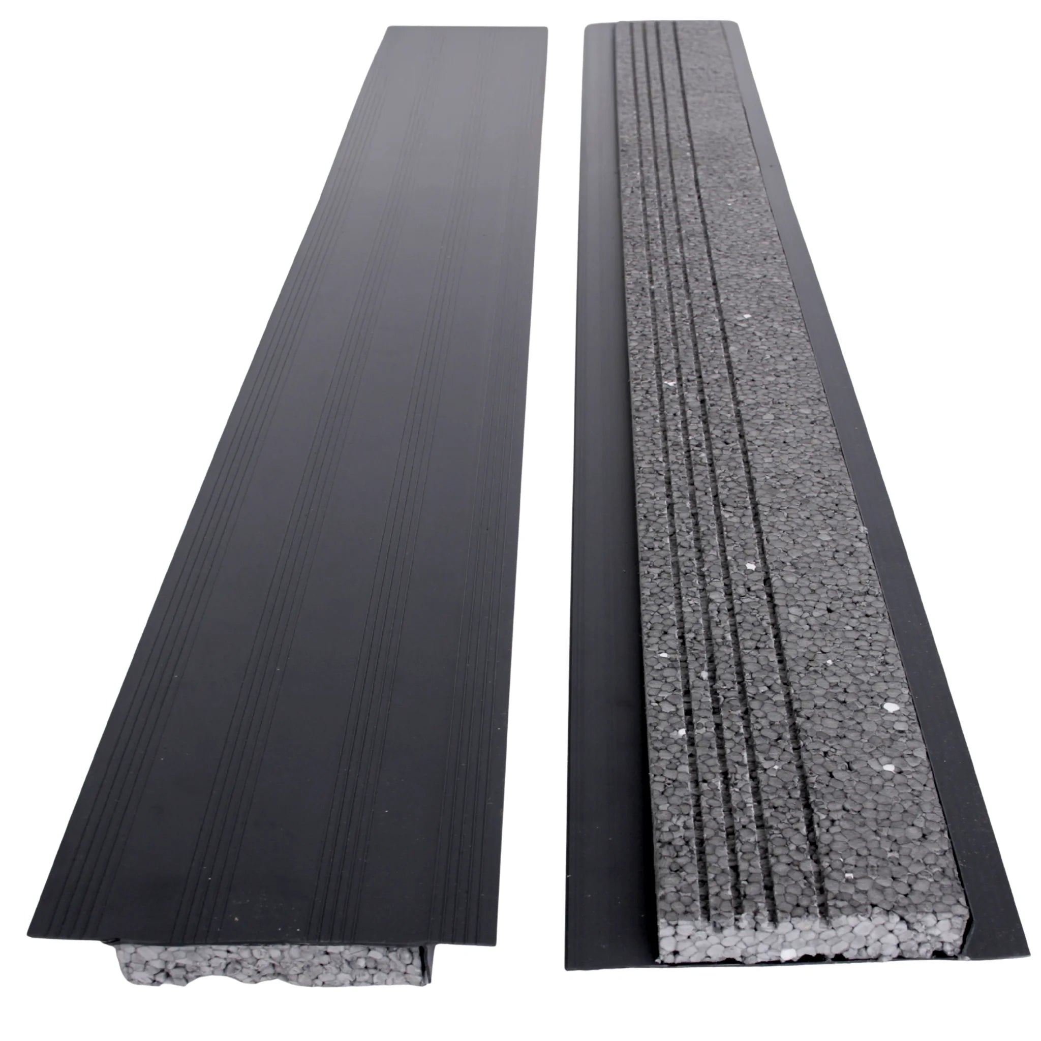 Two cavity closers showing EPS foam core