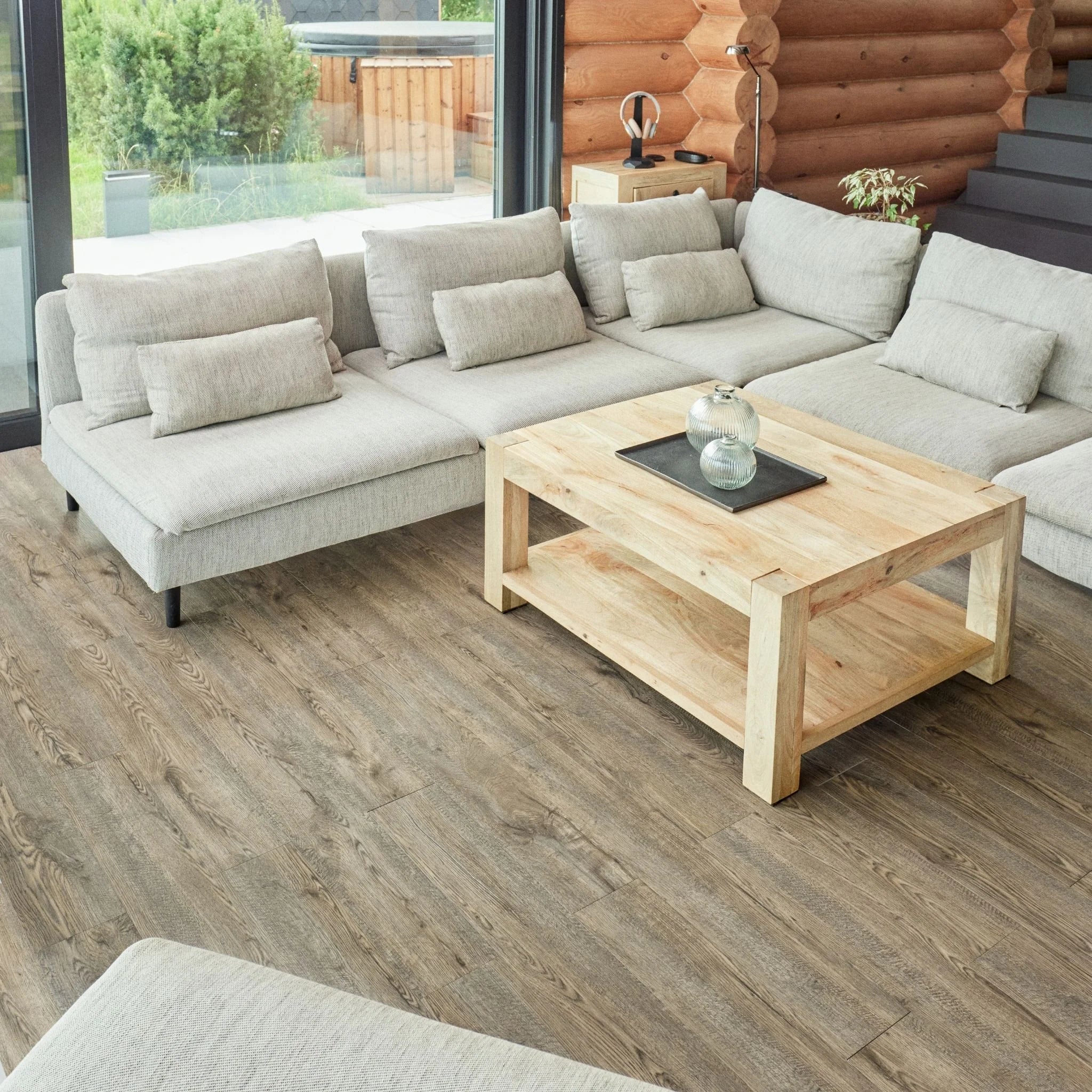 Light Brown - Self Adhesive Floor Planks