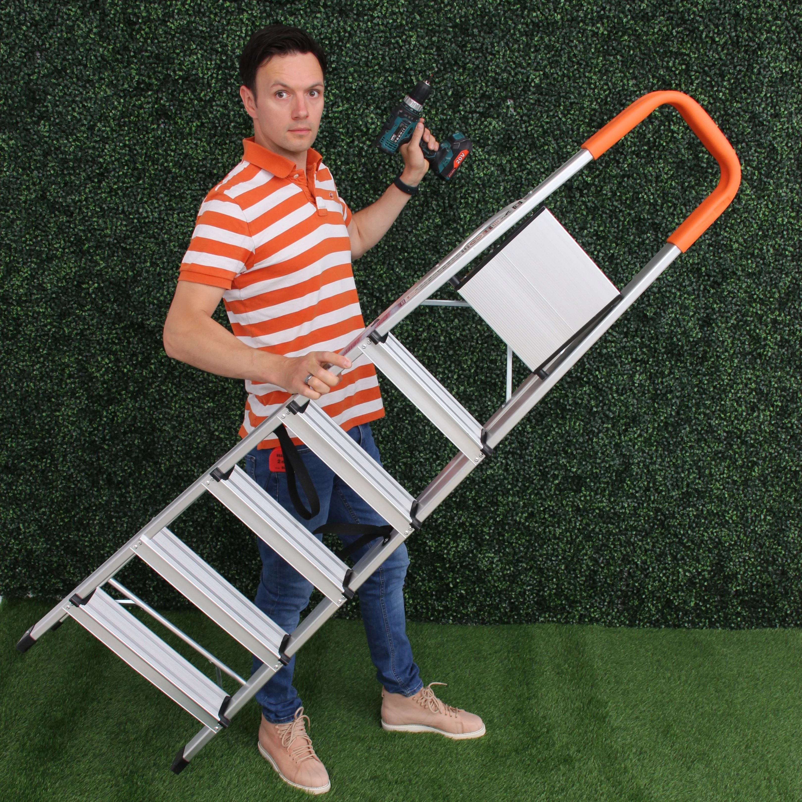 lightweight step ladder 6 steps