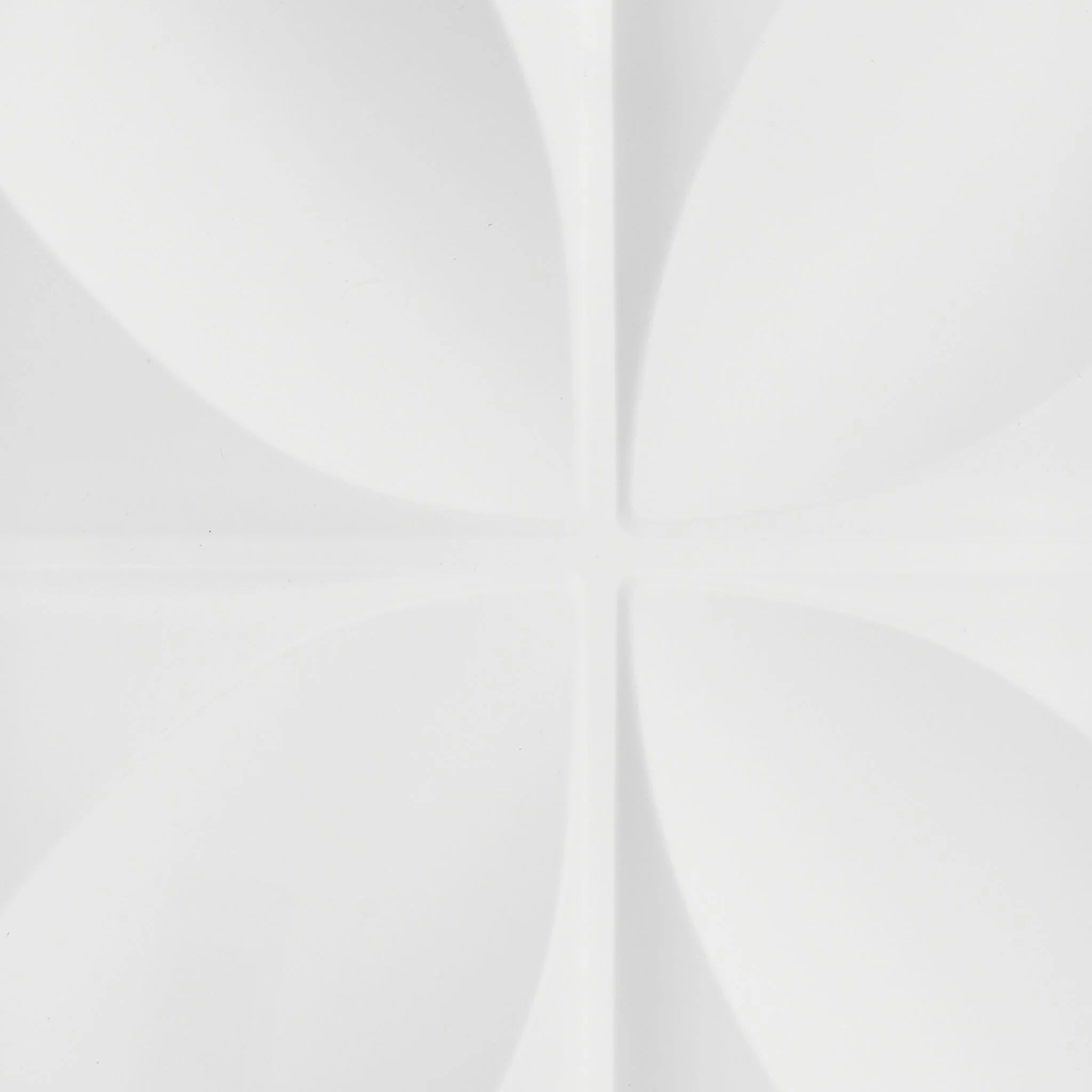 Matte White Floral Pattern - PVC Wall Panel