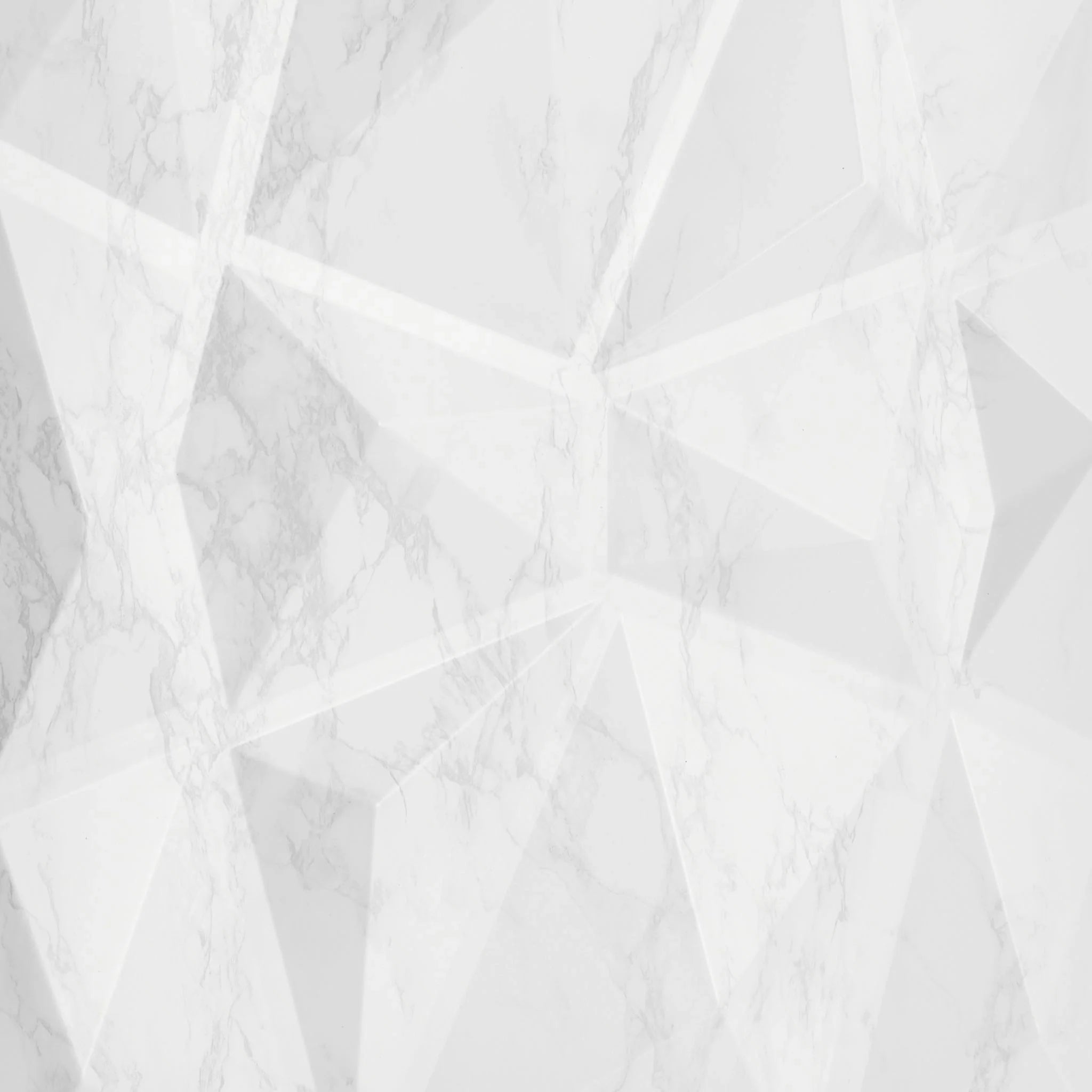 Close-up of marble PVC wall panel with geometric design