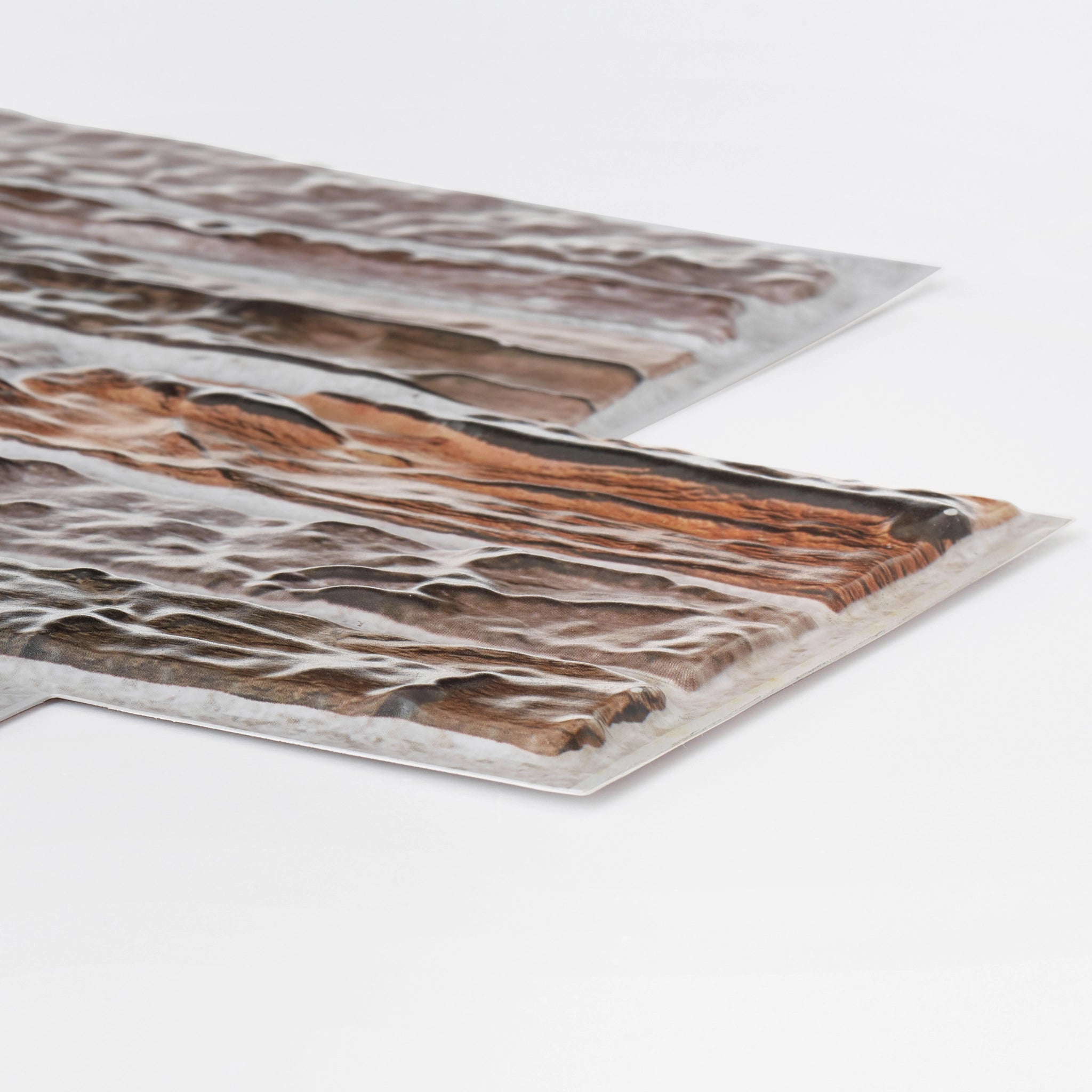 Closer look of the natural sandstone 3D wall panel