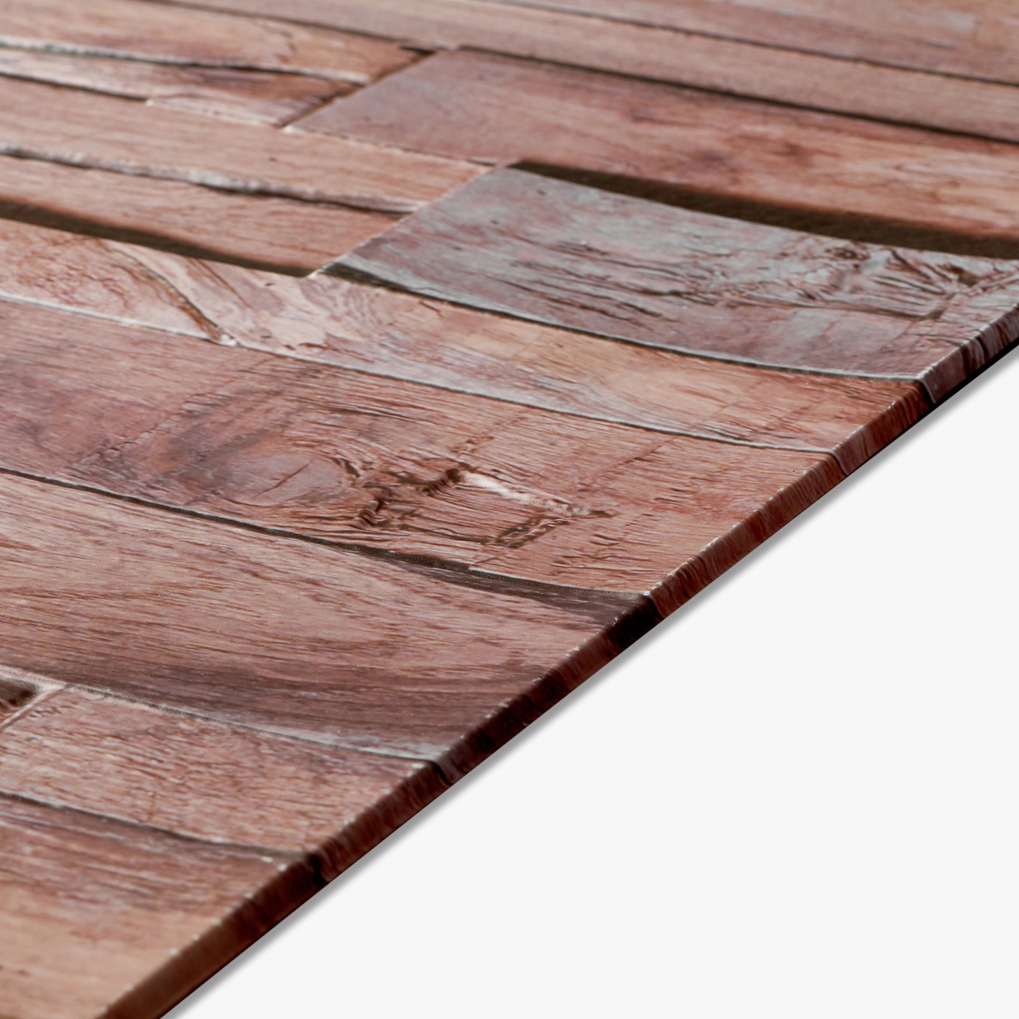 Closer look of the brown 3D wall panel