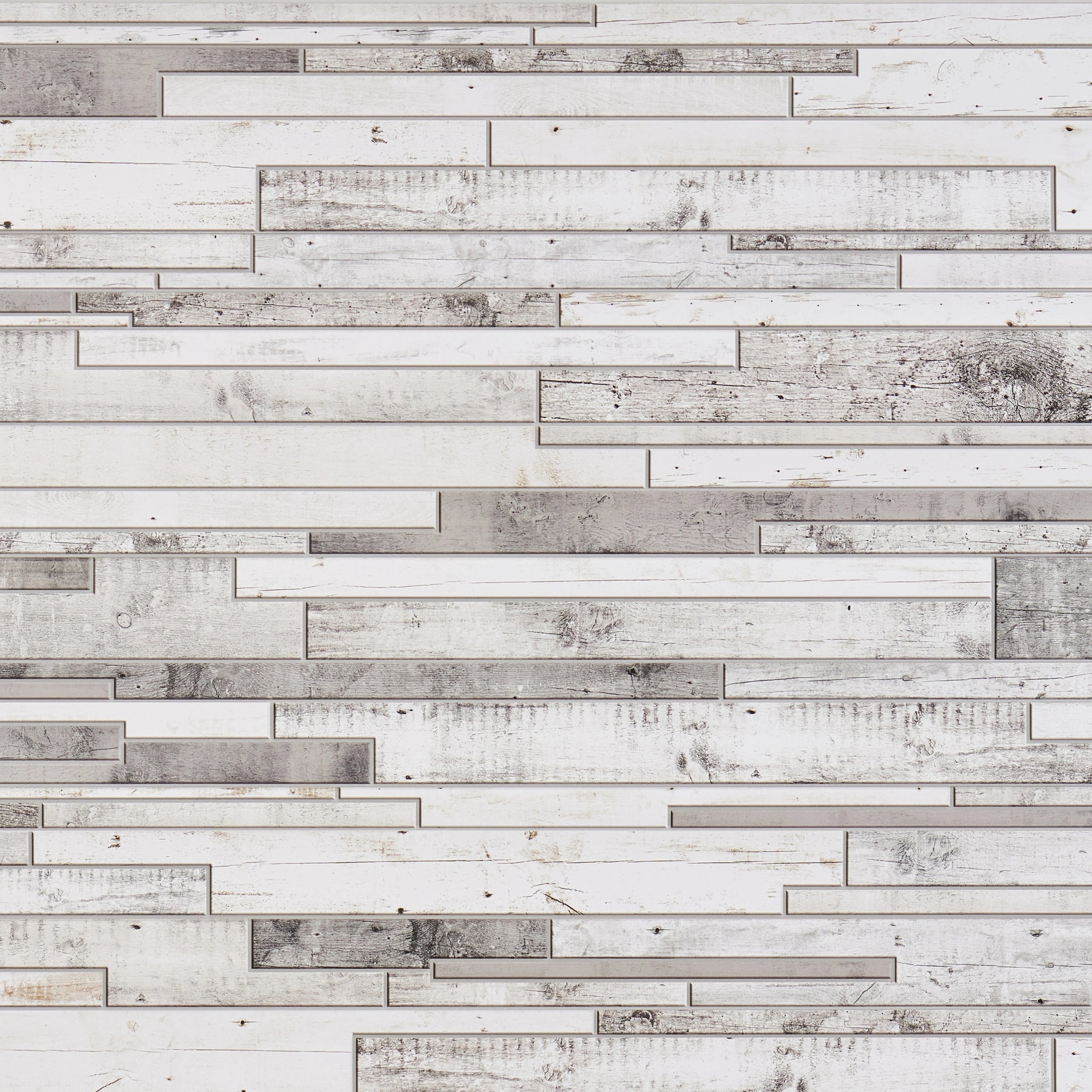 Close-up of grey wall panel with geometric designs