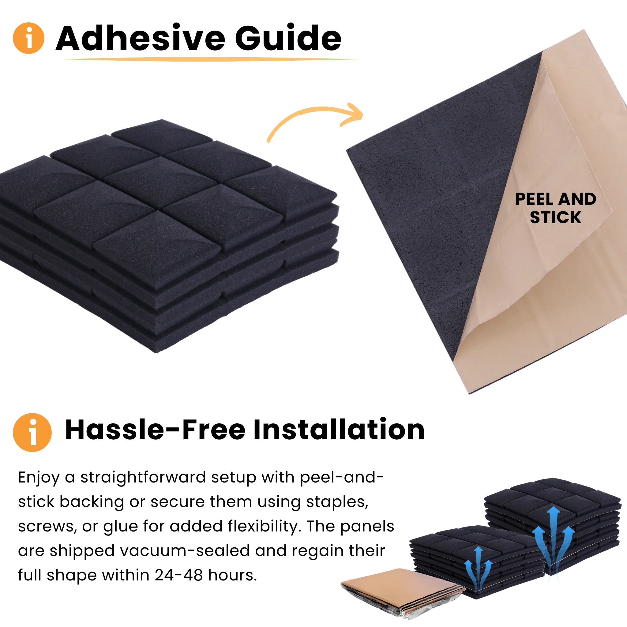 Step by step instructions for applying adhesive to sound insulation foam for better noise reduction