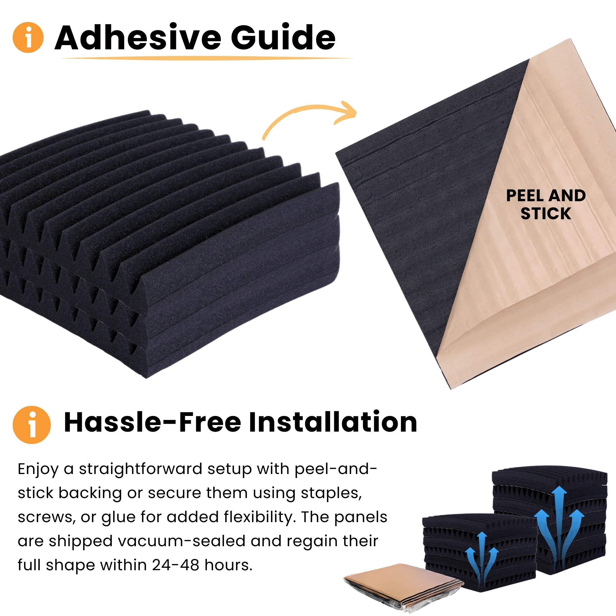 Step by step instructions for applying adhesive to sound insulation foam for better noise reduction