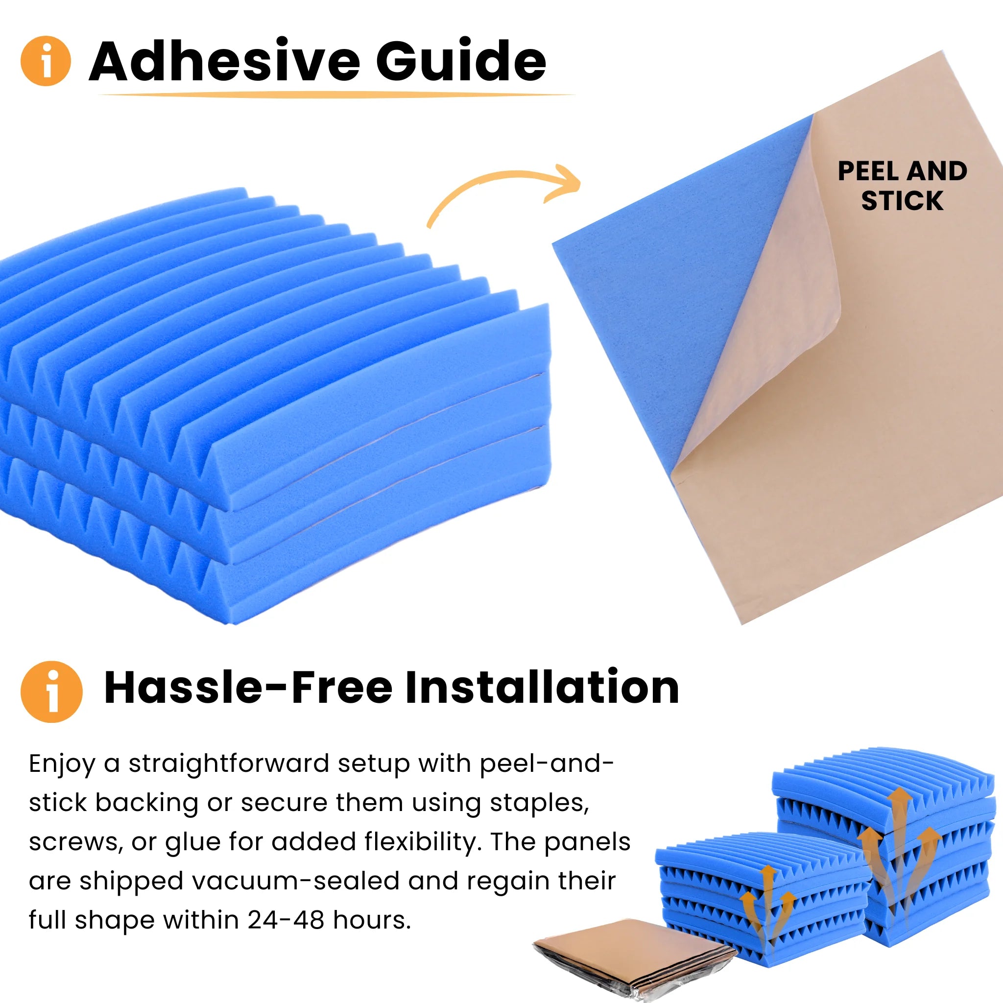 Step by step instructions for applying adhesive to sound insulation foam for better noise reduction