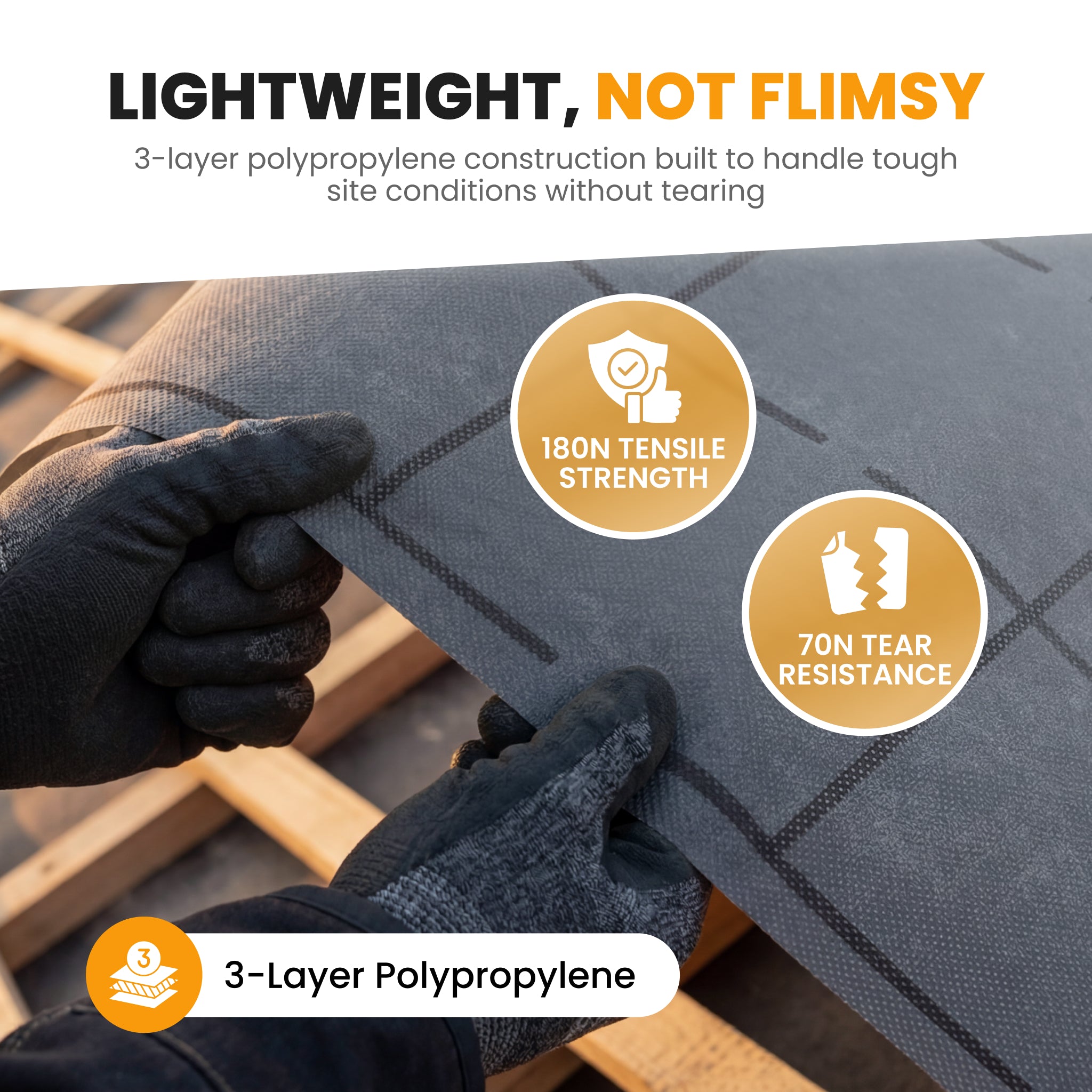 polypropylene roofing membrane strength test