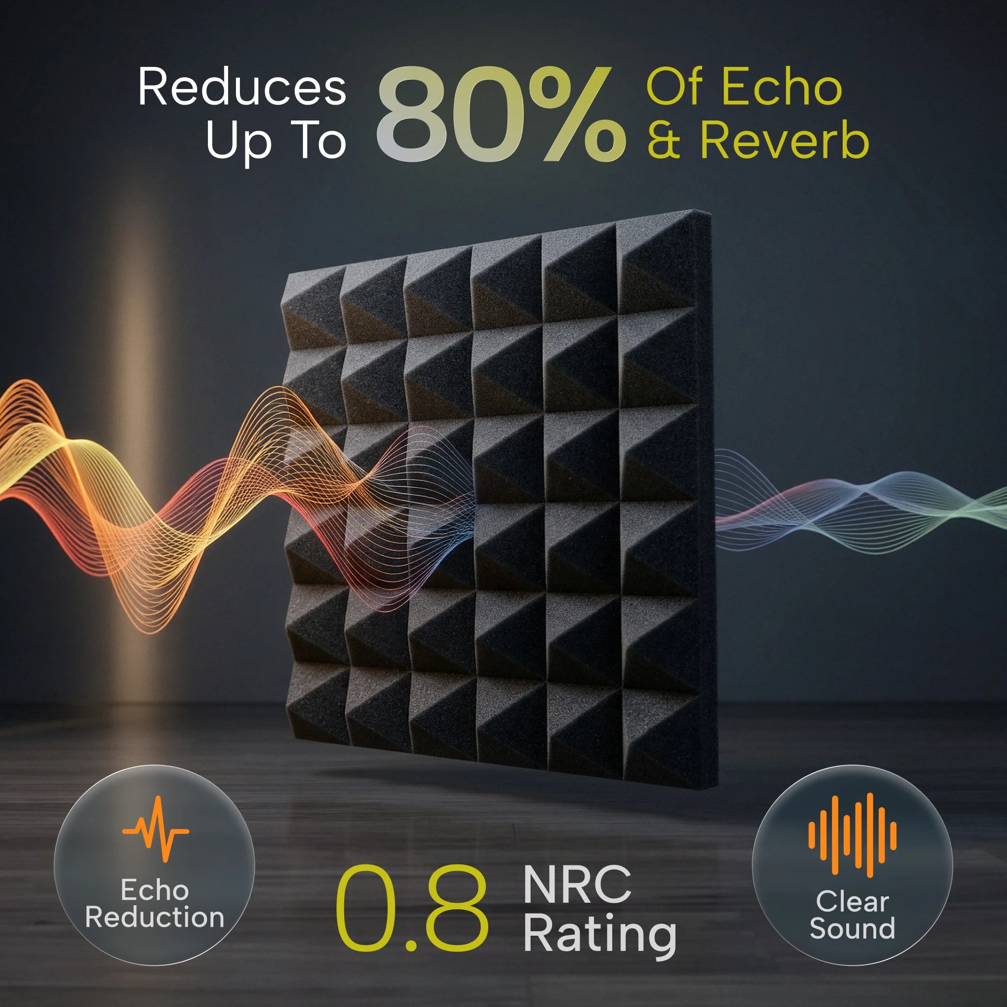 Sound absorbing panels achieve high NRC rating