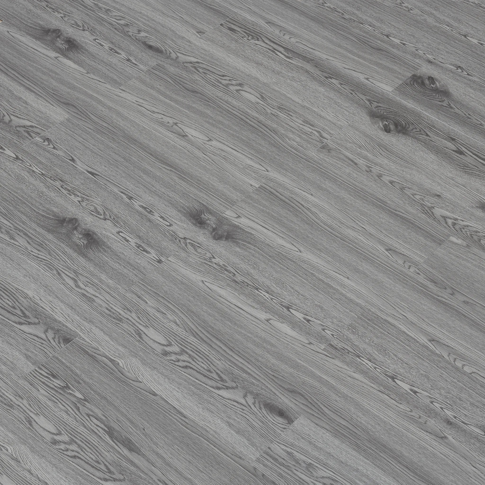 close-up of vinyl floor tiles with a oak wooden effect