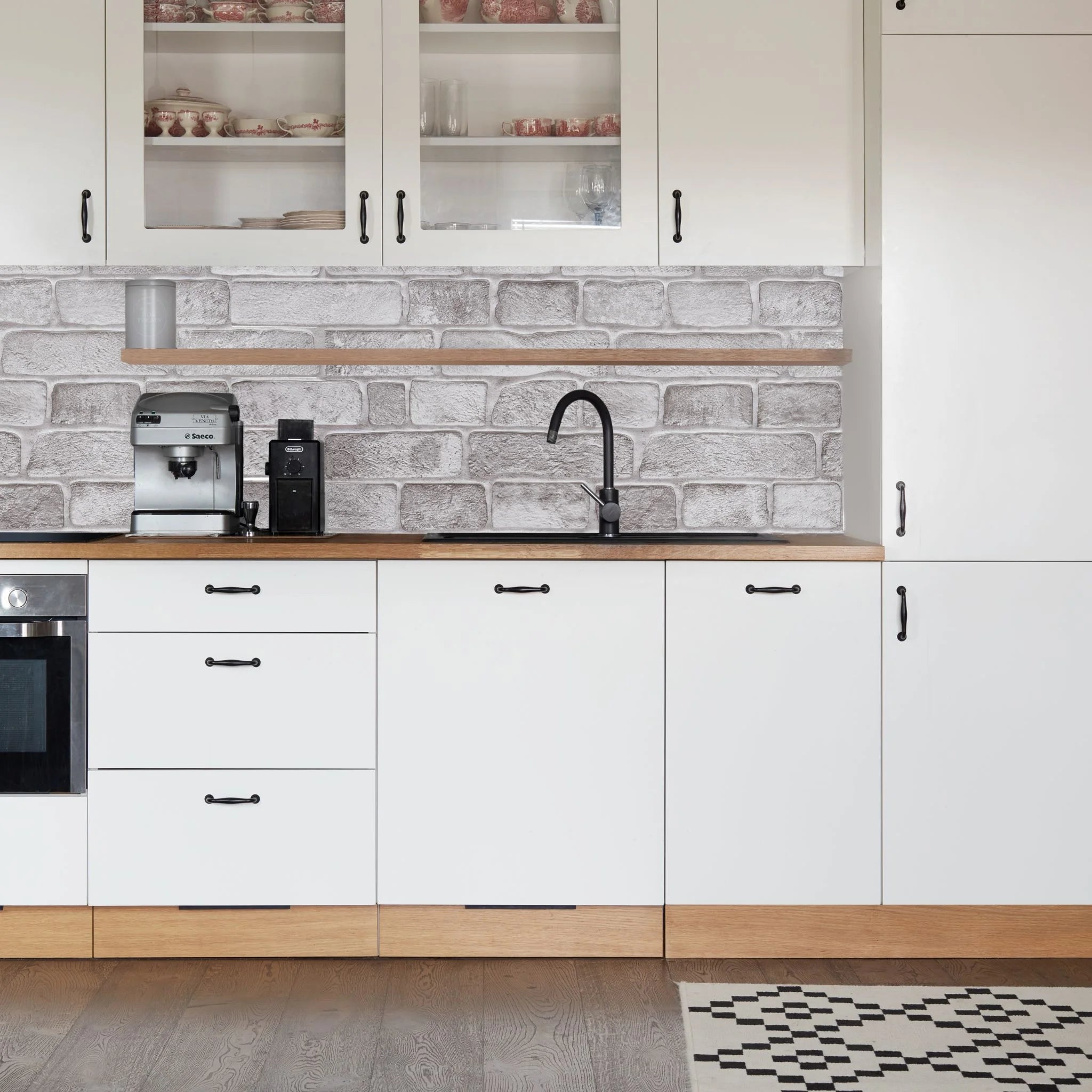3D Wall Panels - Grey Faux Brick Effect
