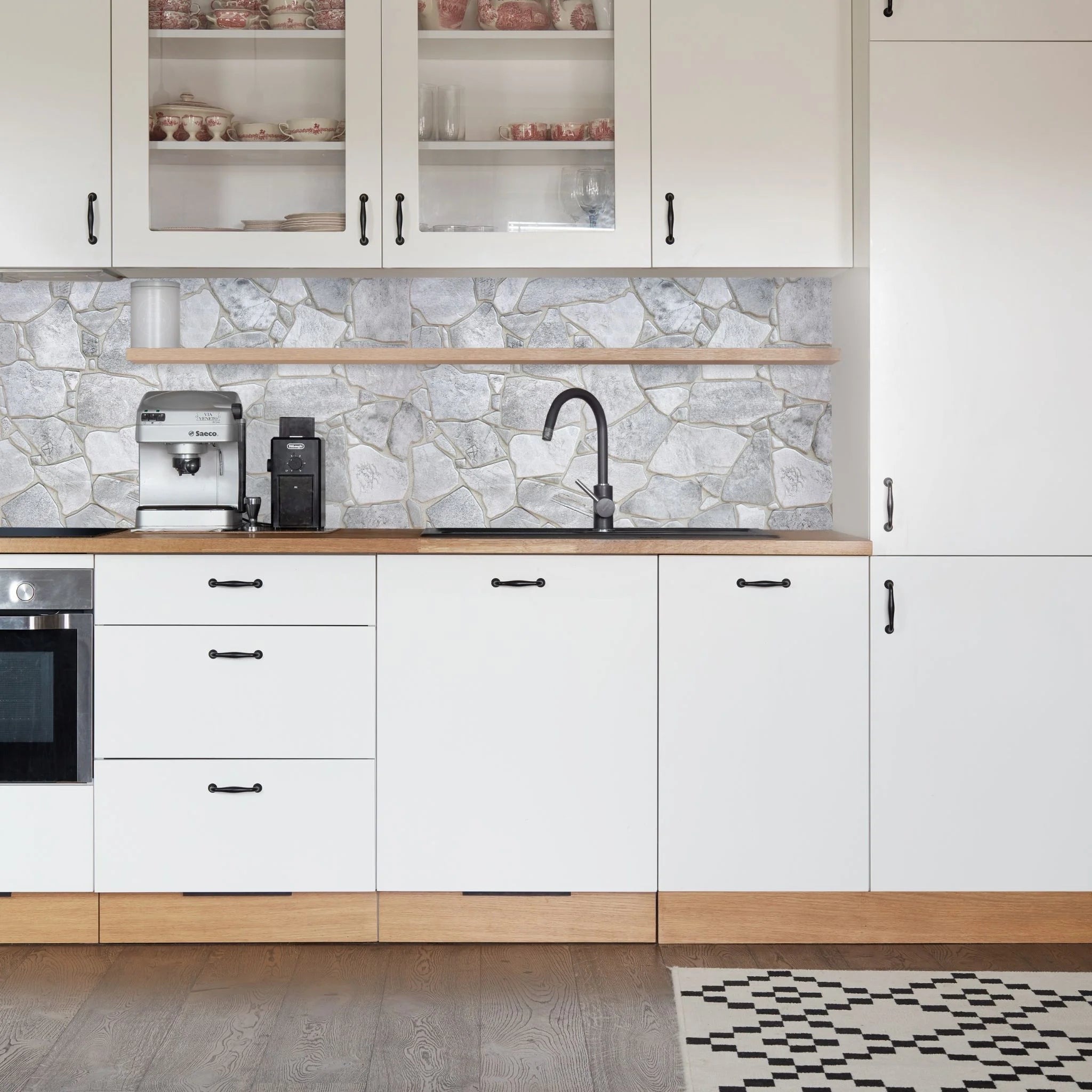 3D Wall Panels - Grey Wild Stone Effect