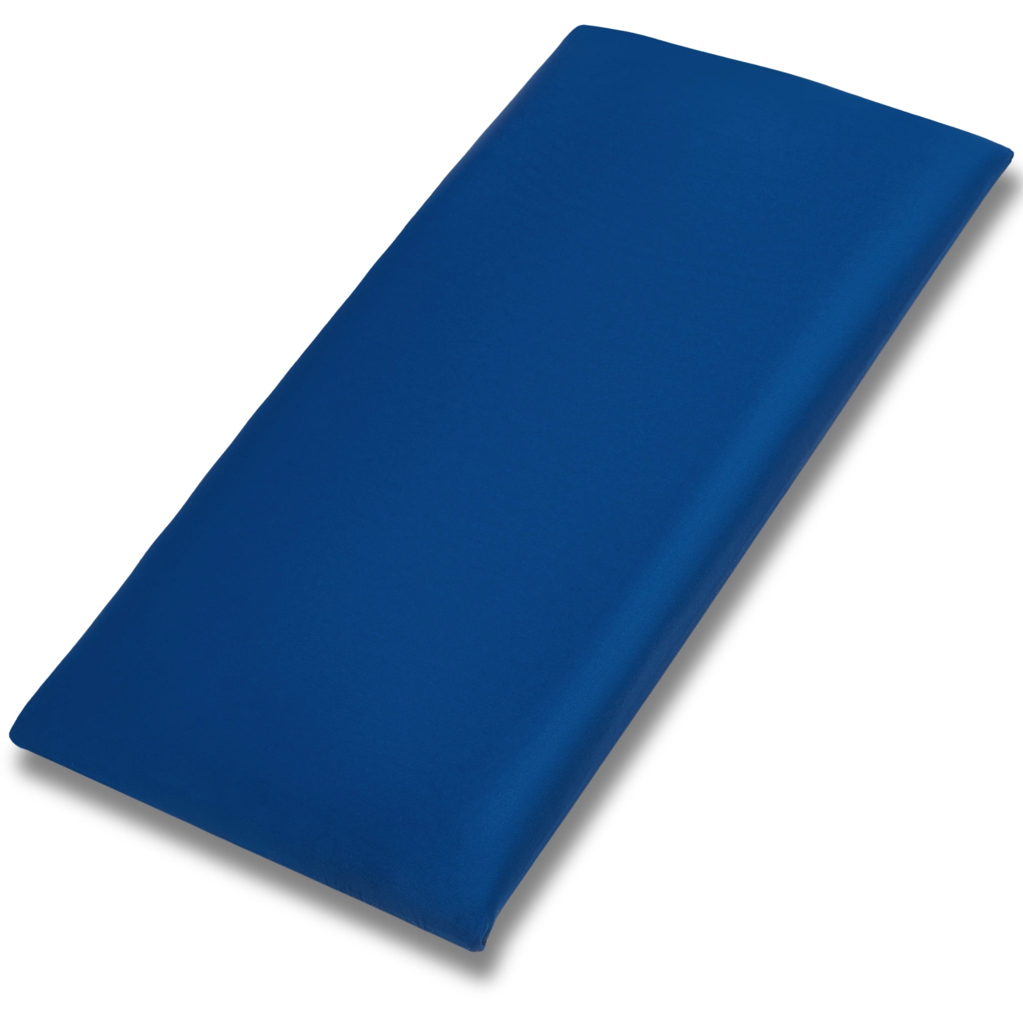 Navy Blue Velvet Upholstered Wall Panels with Adhesive - 60x30cm