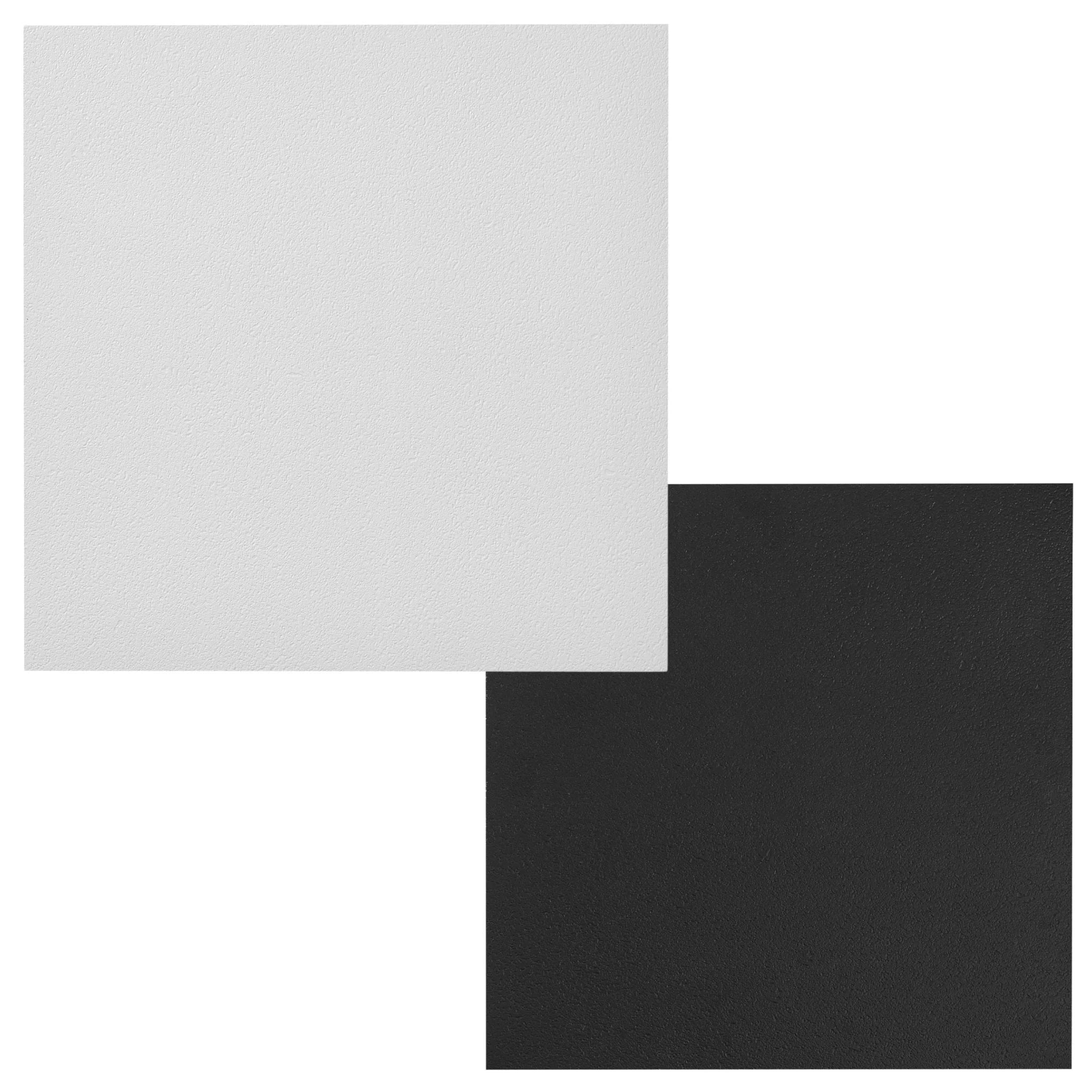 single tile-effect black and white checkerboard floor showcasing white black color 