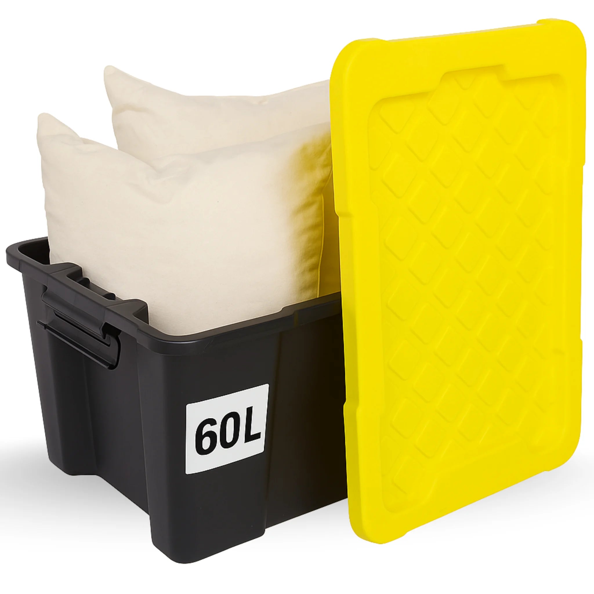 stackable compact 60L plastic storage box