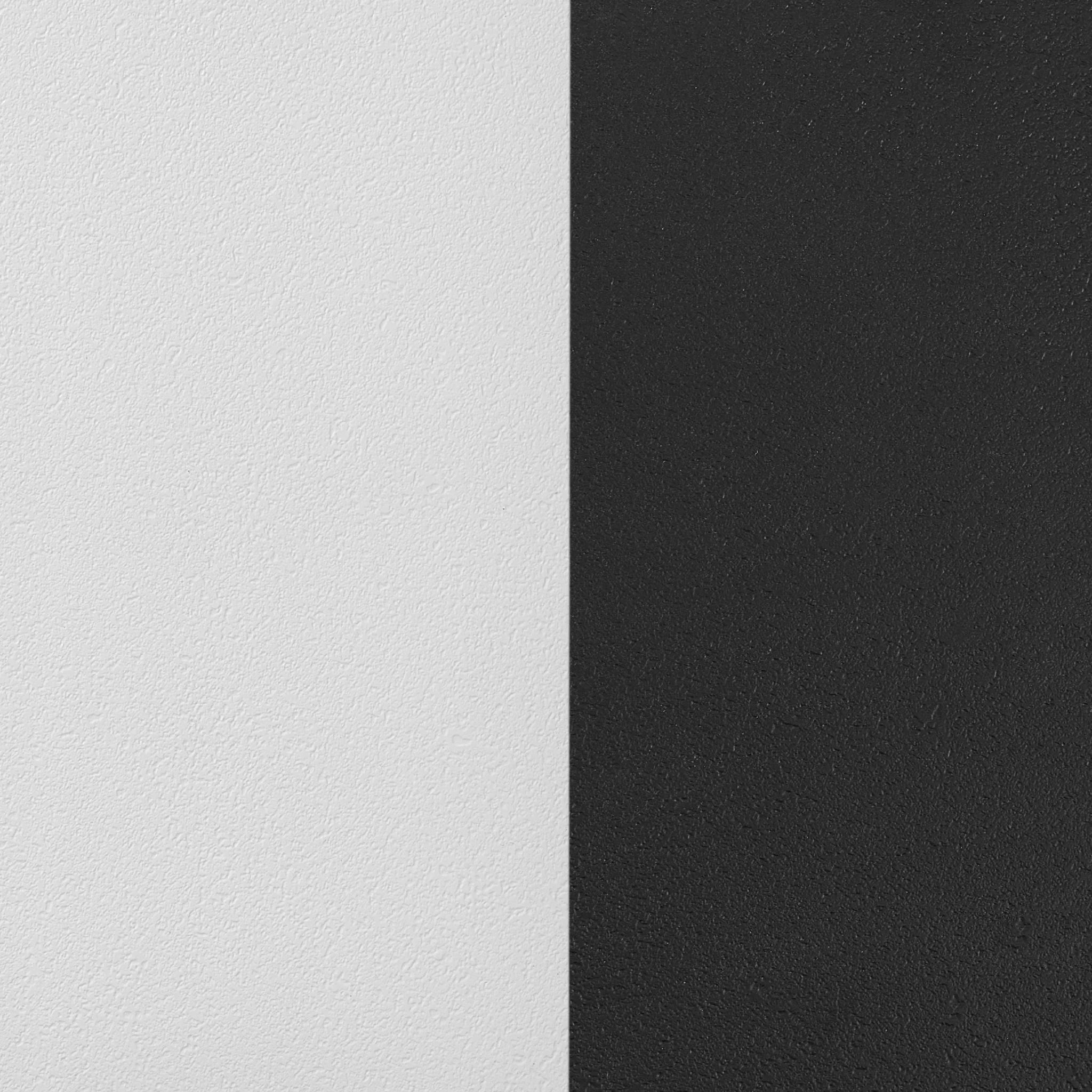 close-up of a checkerboard vinyl plank in black and white color mix