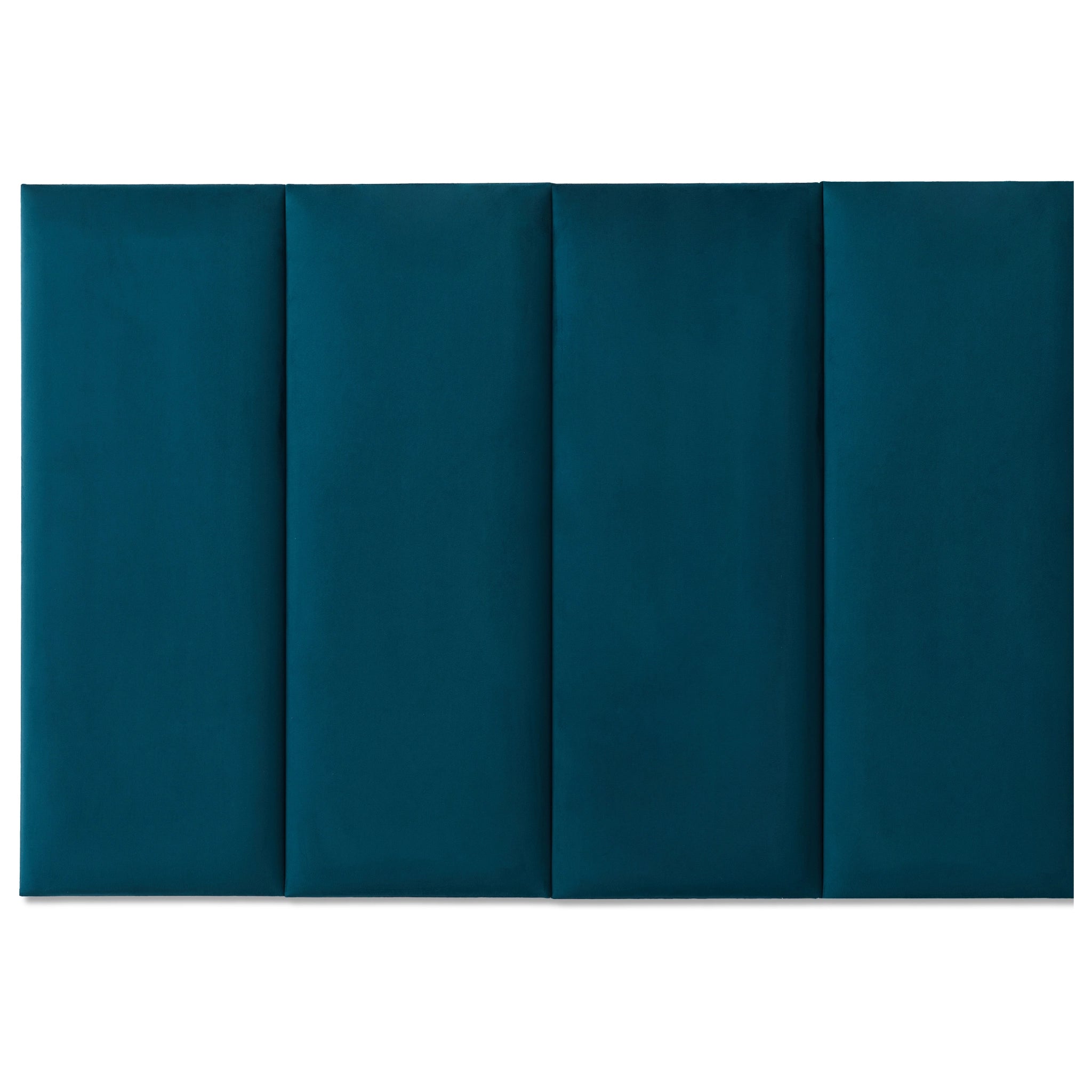 Blue Velvet Padded Walls - Upholstered Panels Pack of 4