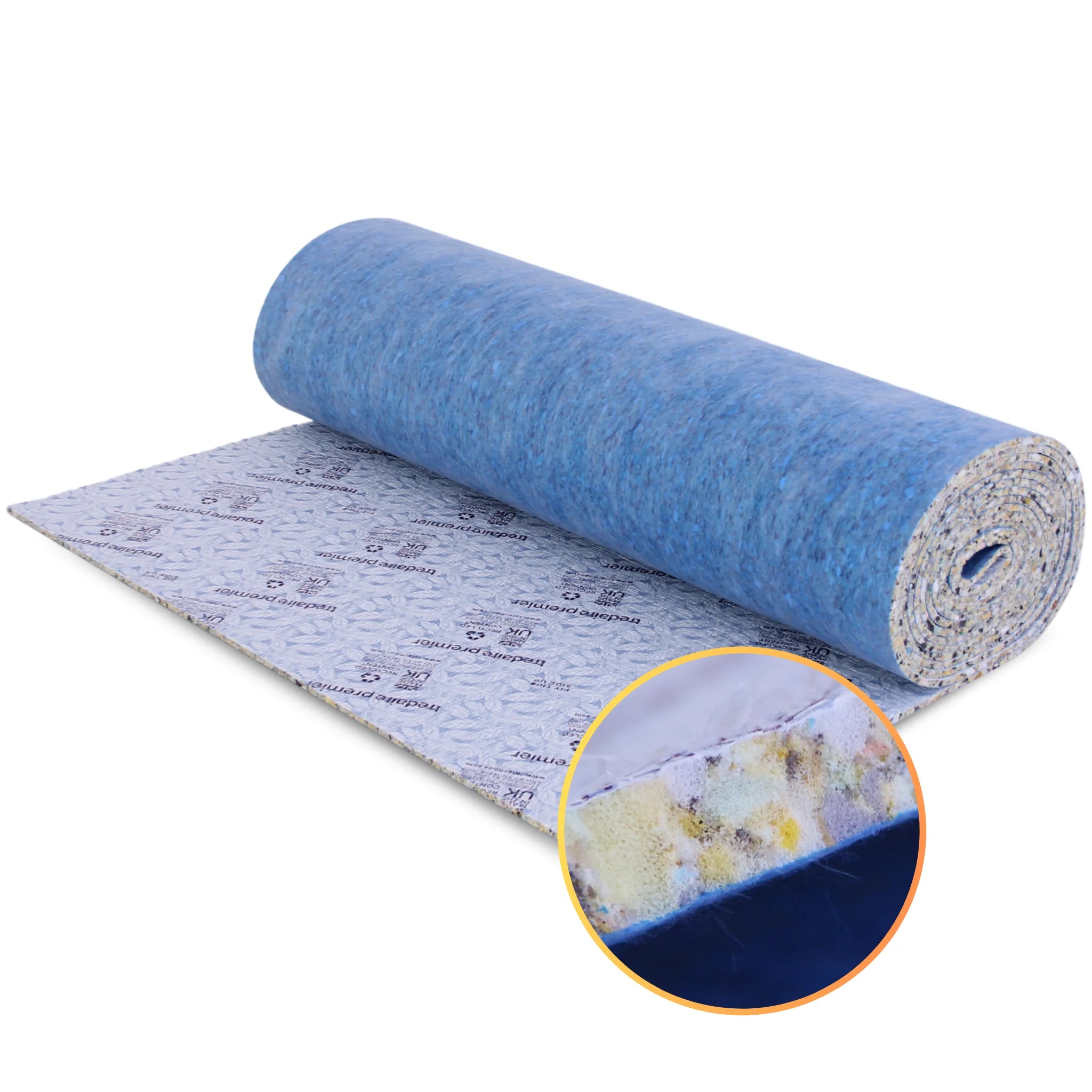 Foam carpet underlay roll thermal and sound insulation