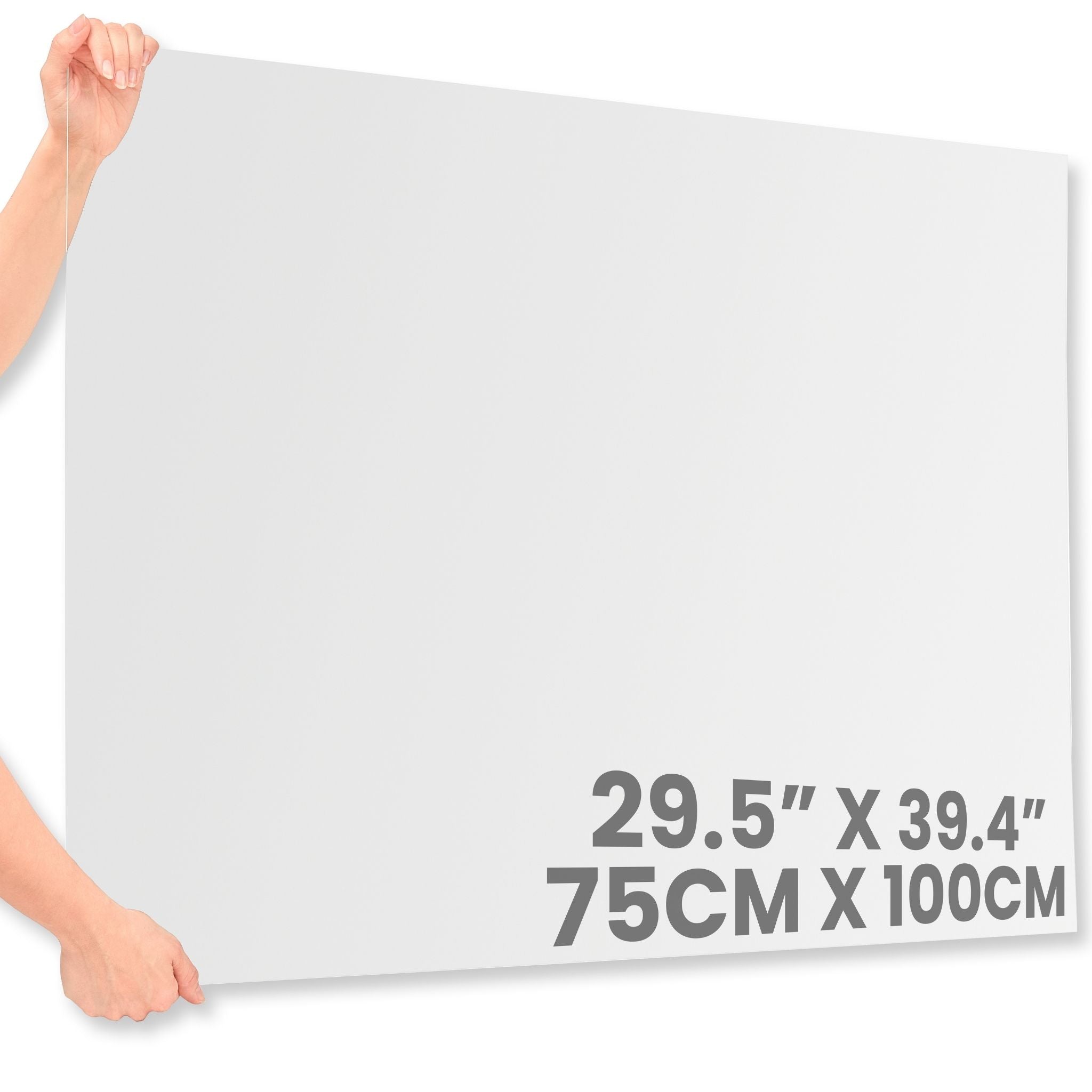 Clear acrylic sheet panel 75cm x 100cm size