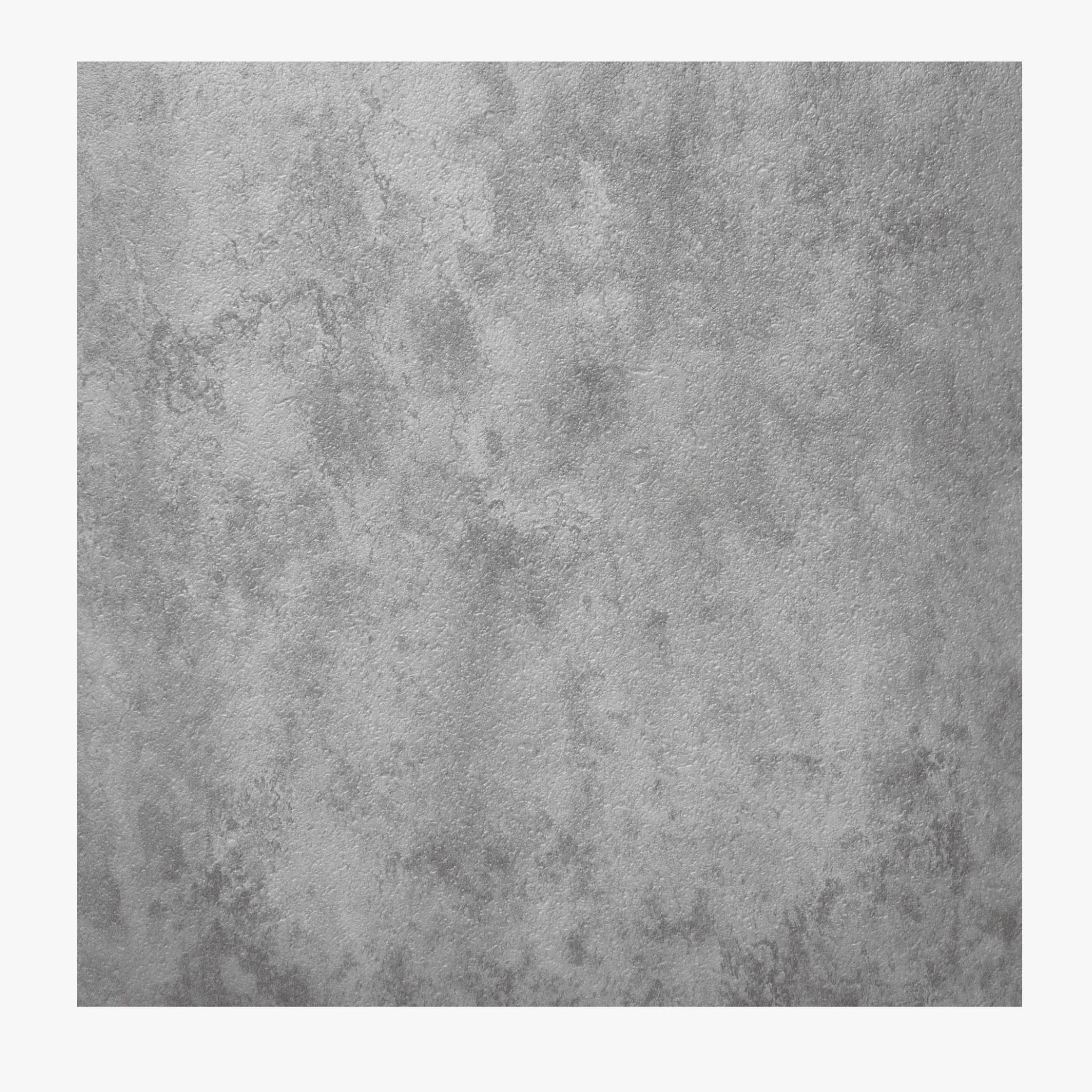 detailed view of grey tile-effect concrete flooring with subtle grain patterns