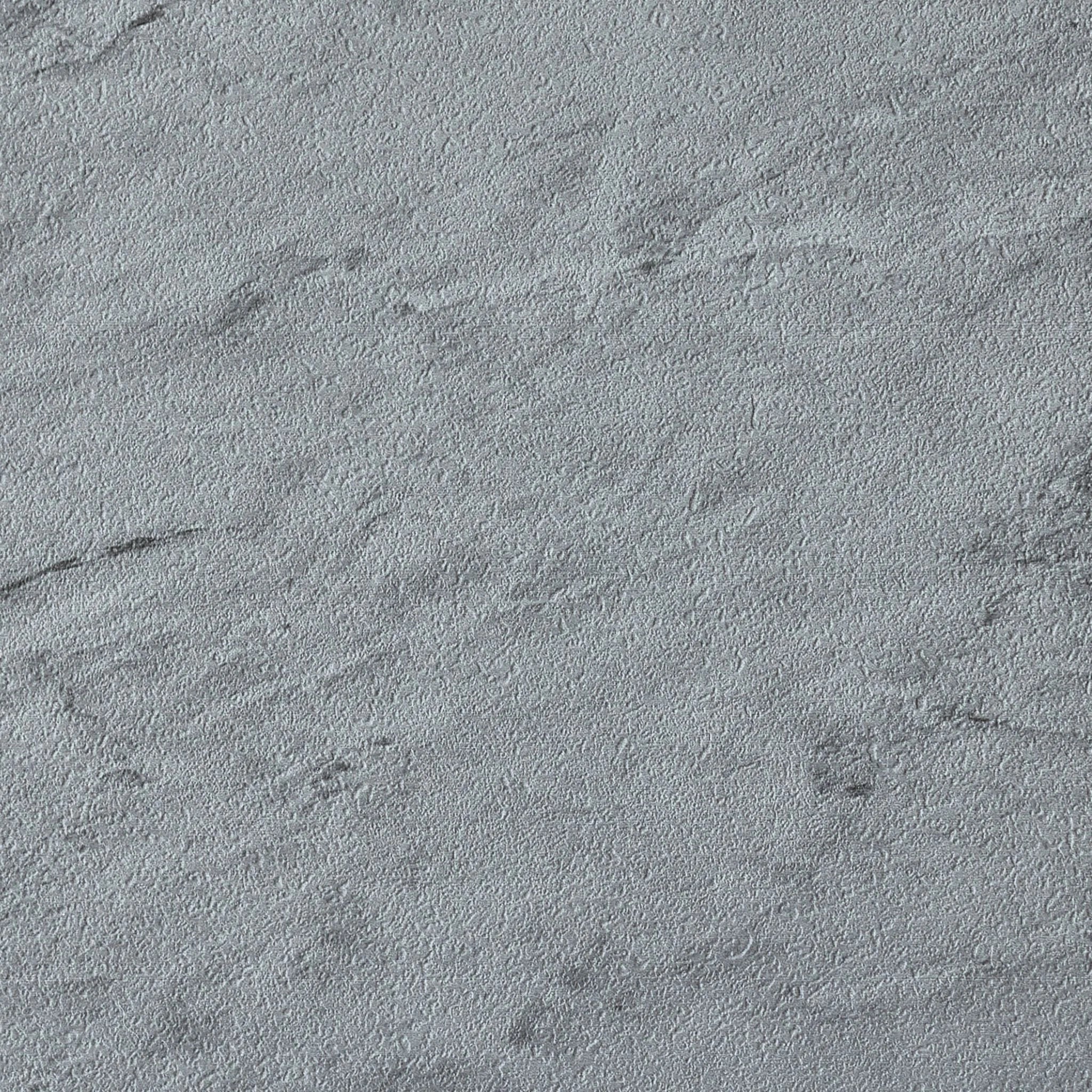 close-up of a concrete-effect vinyl plank in grey