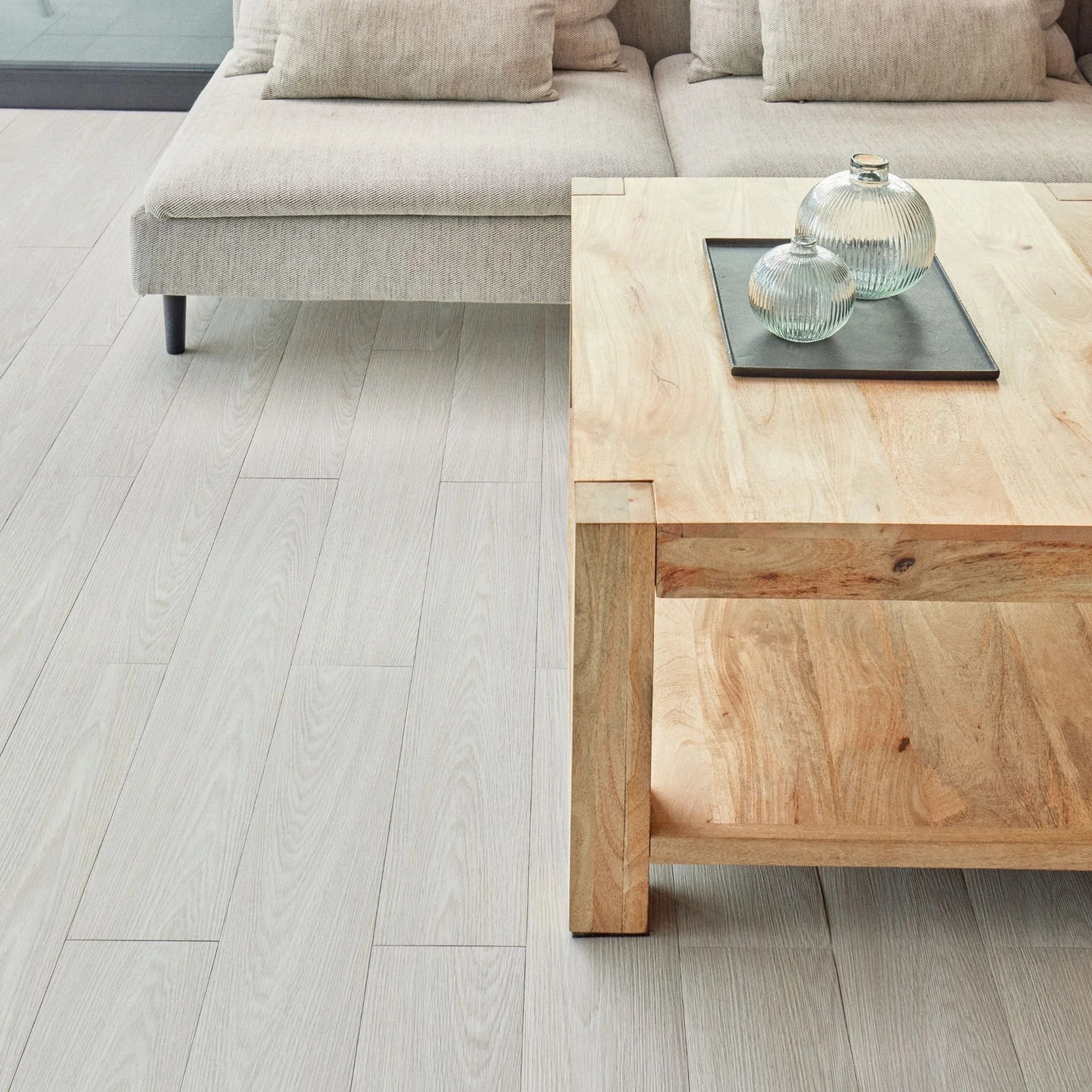 Lactik-White Wood Effect - Self Adhesive Floor Planks