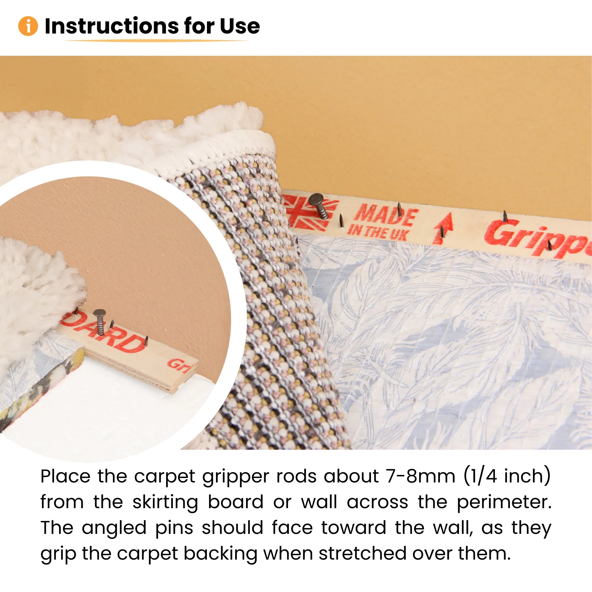 Carpet gripper strips installation instructions guide