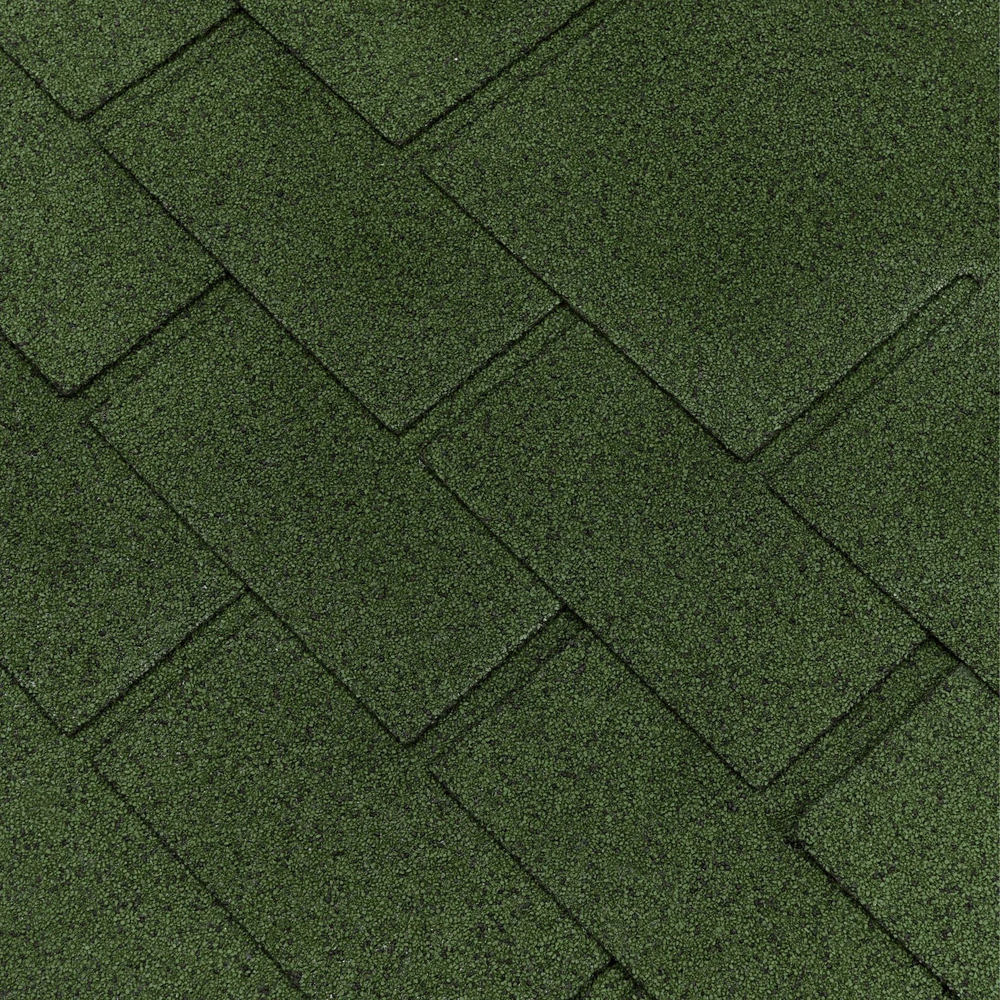 felt shingles roof tiles arranged in a layout