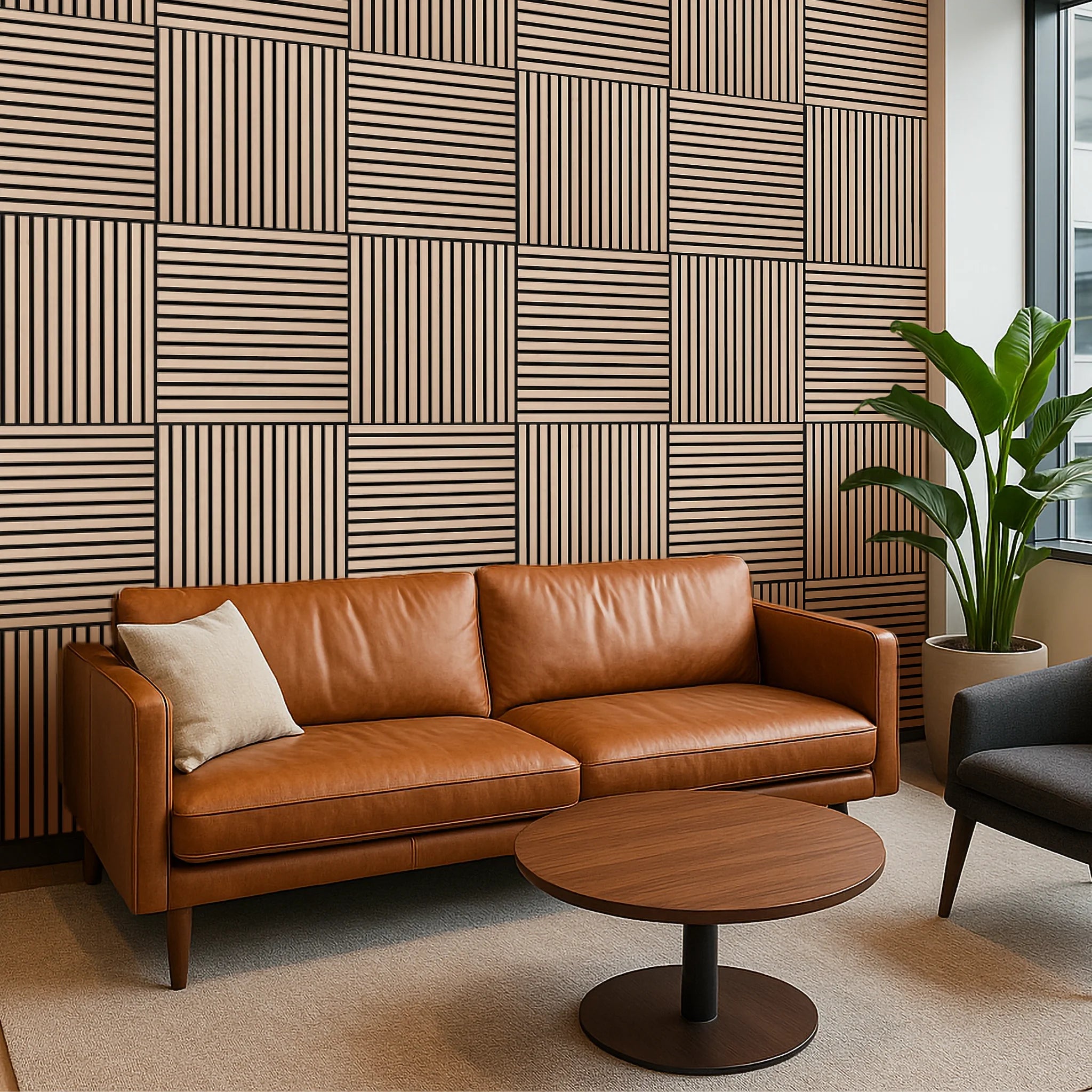 Decorative interior wood panels for walls for cosy rooms