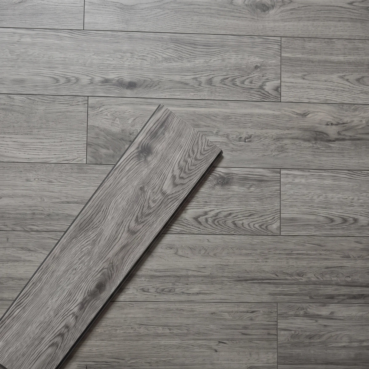 SPC Vinyl Flooring Planks , Waterproof - Grey Oak Effect