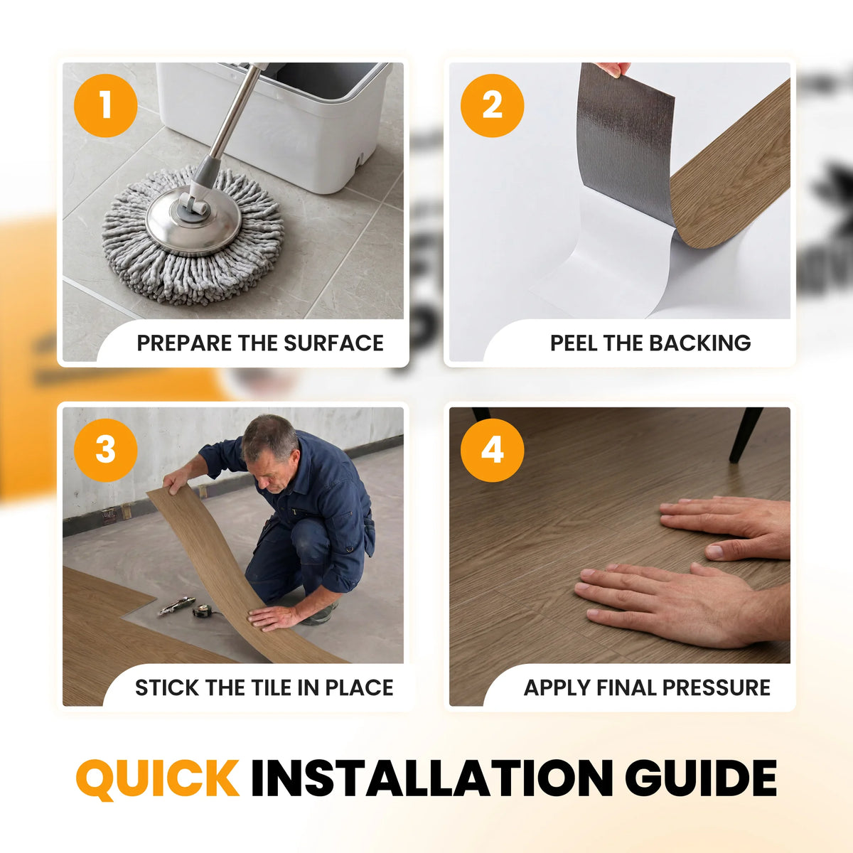 Wood floor planks installation guide
