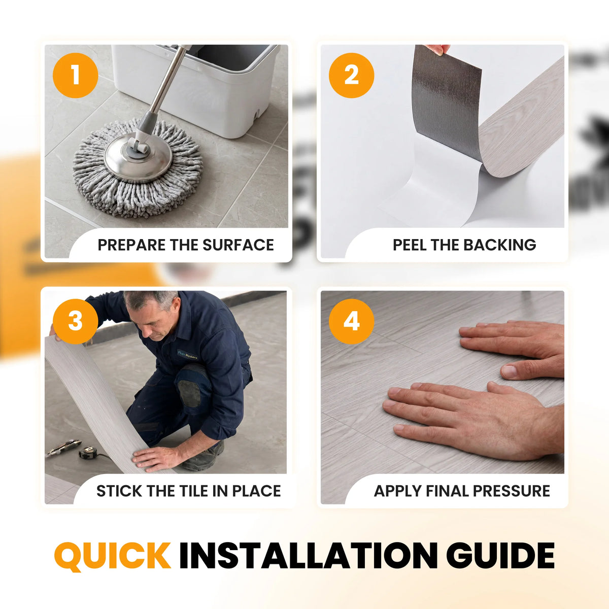 Wood floor planks installation guide
