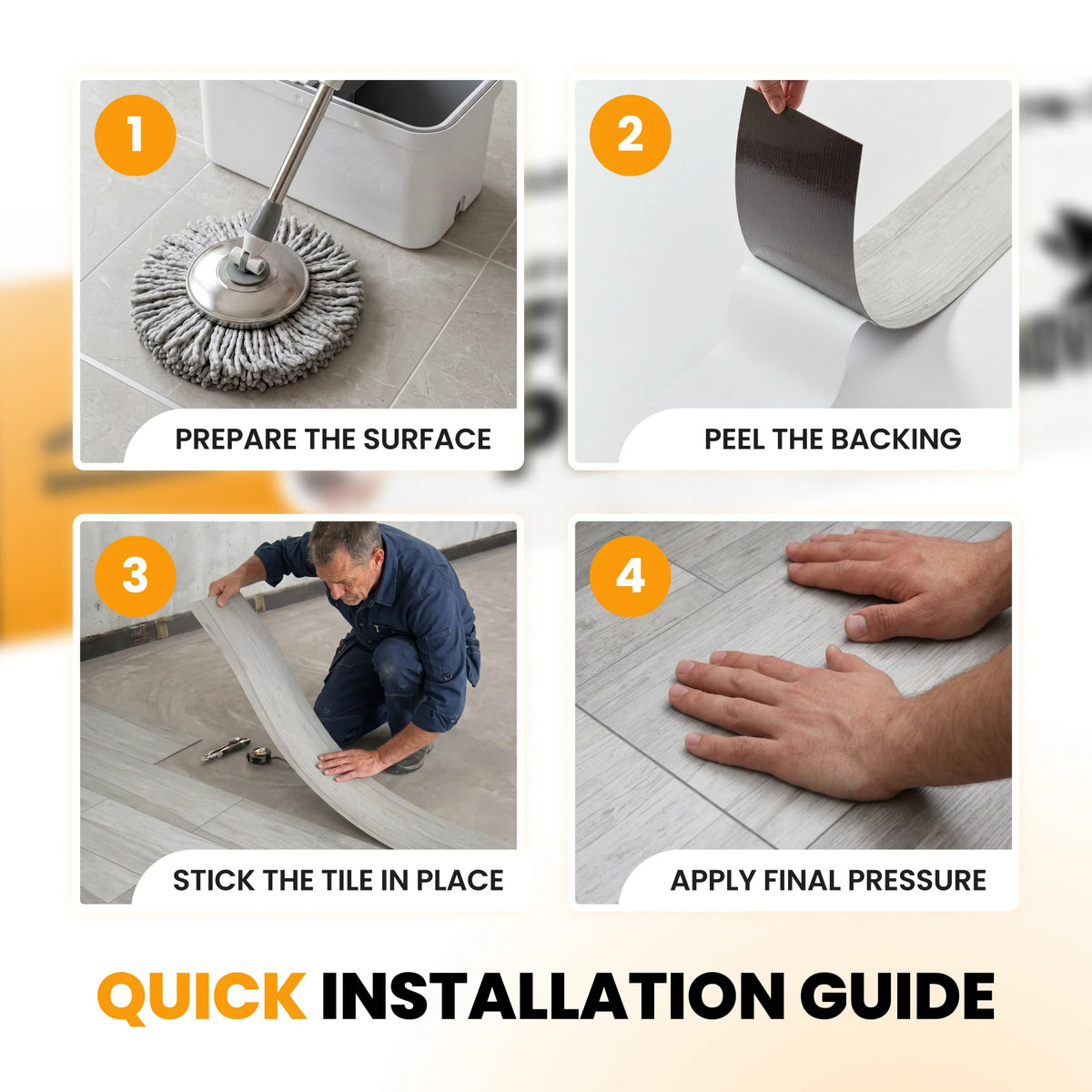 Wood floor planks installation guide