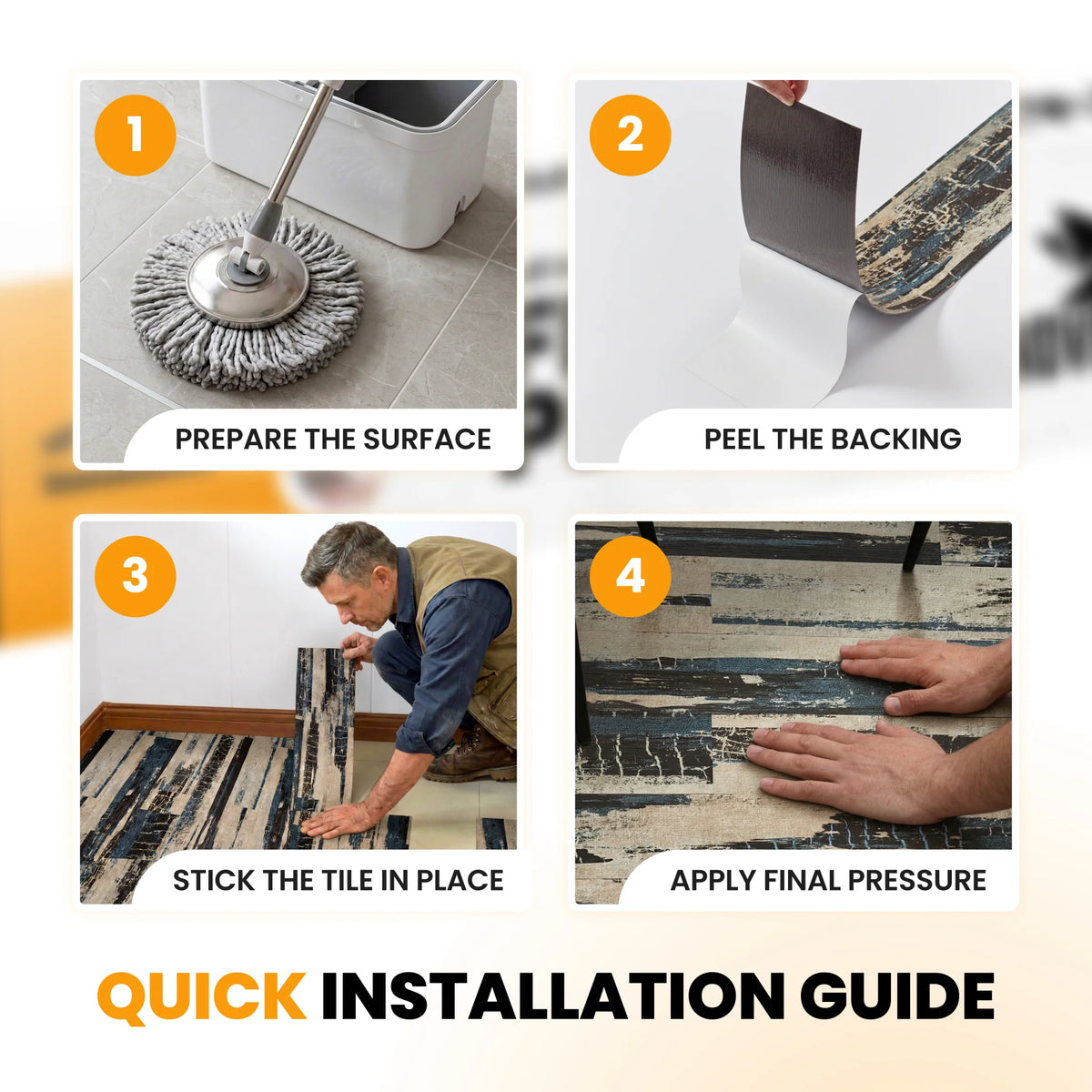Wood floor planks installation guide
