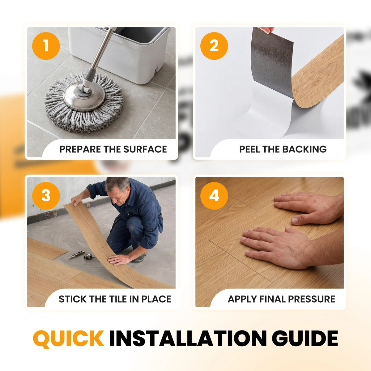 Wood floor planks installation guide

