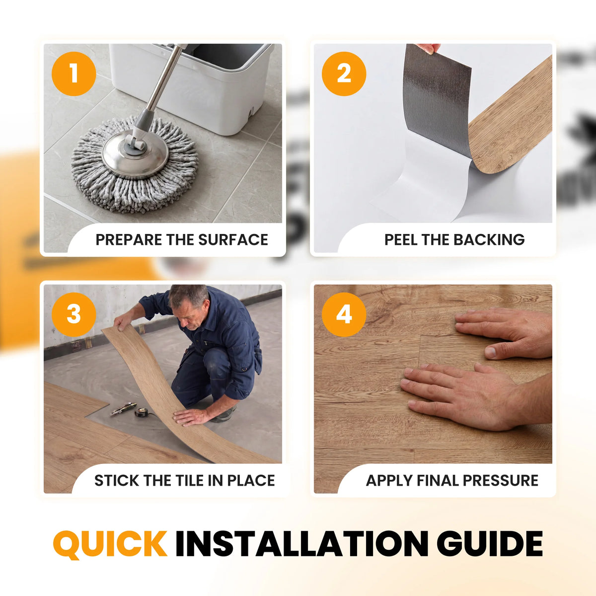 Wood floor planks installation guide
