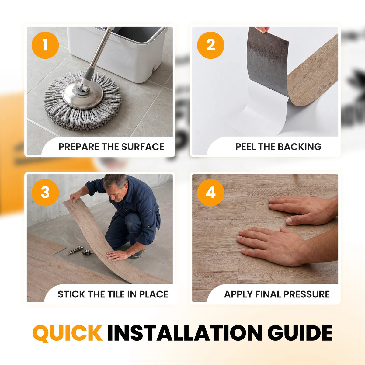 Wood floor planks installation guide
