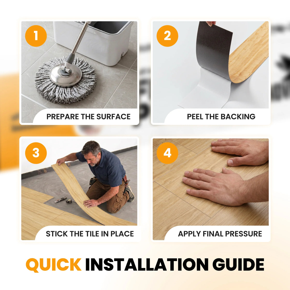 Wood floor planks installation guide
