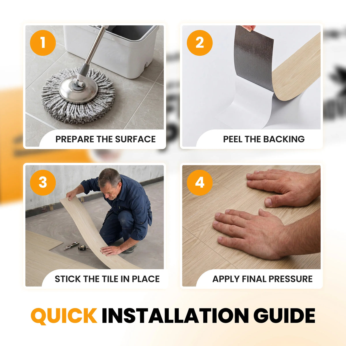 Wood floor planks installation guide

